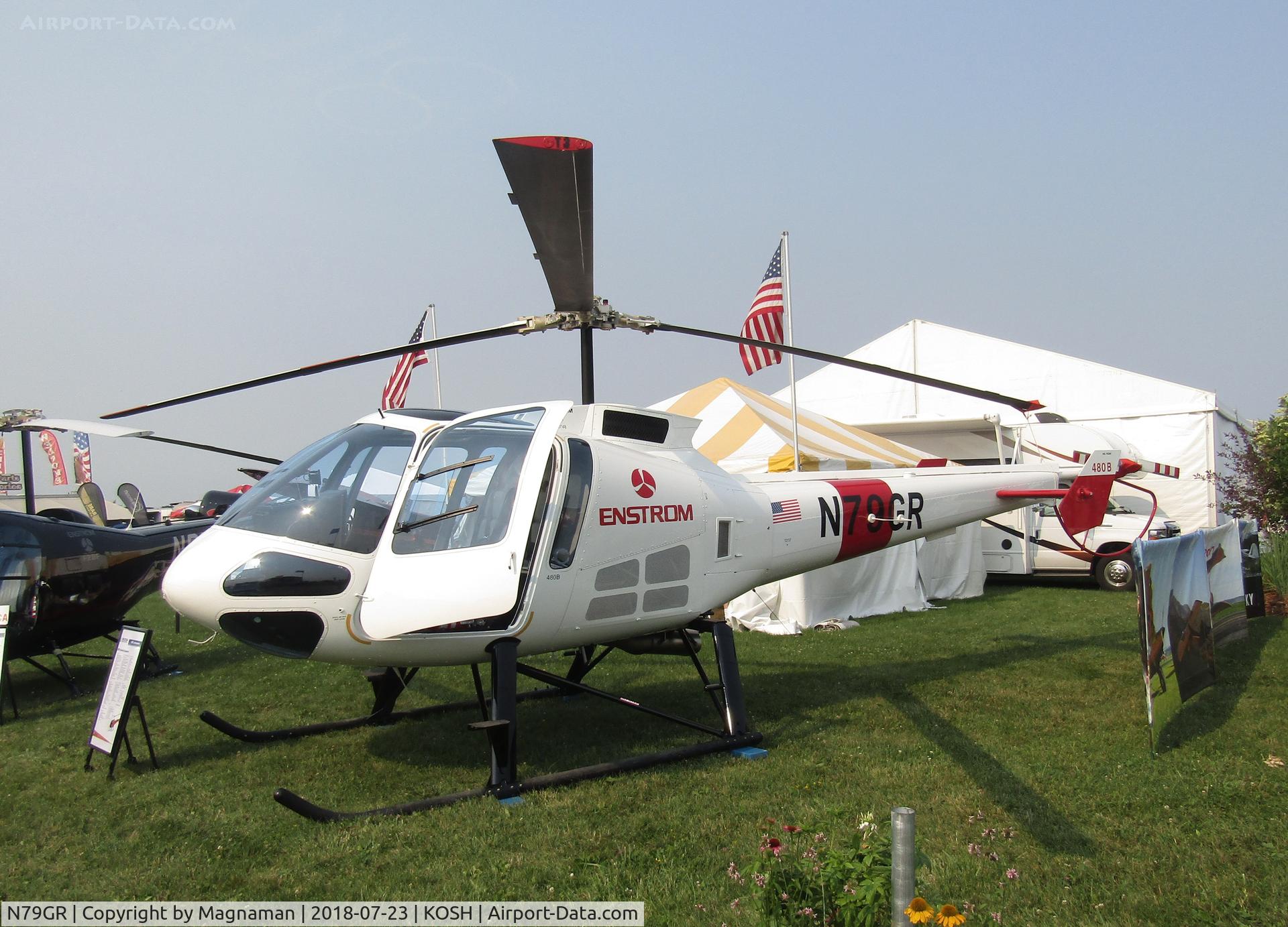 N79GR, 2015 Enstrom 480B C/N 5221, at EAA 18