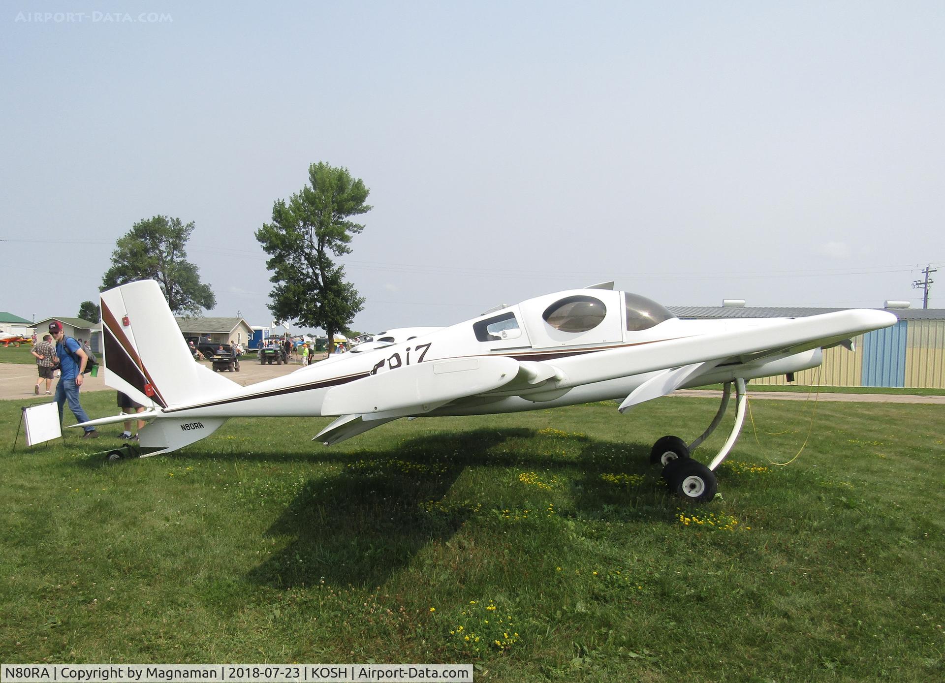 N80RA, 1984 Rutan Model 72 Grizzly C/N 001, at EAA 18
