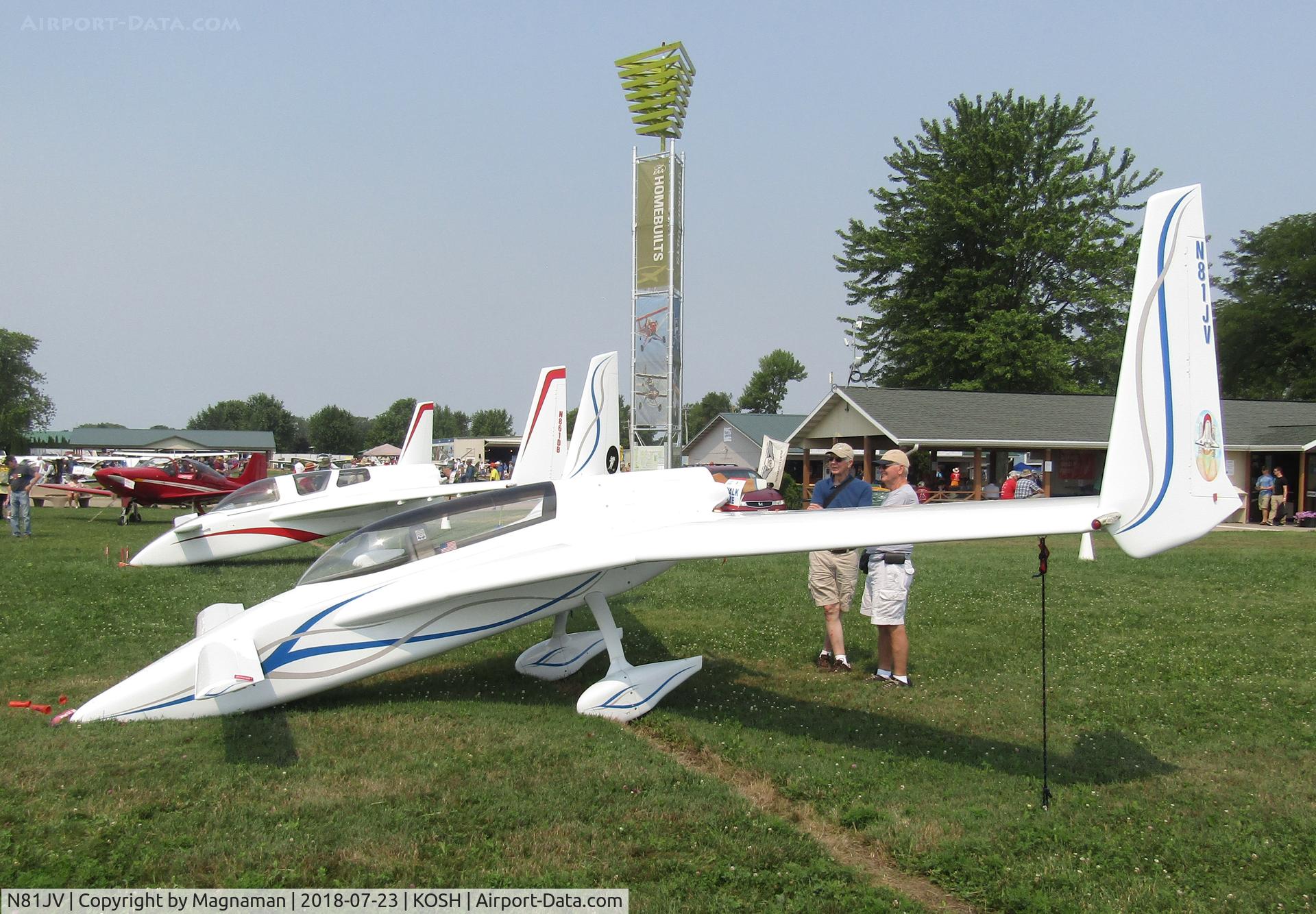 N81JV, 1994 Rutan Long-EZ C/N 1 (N81JV), at EAA 18