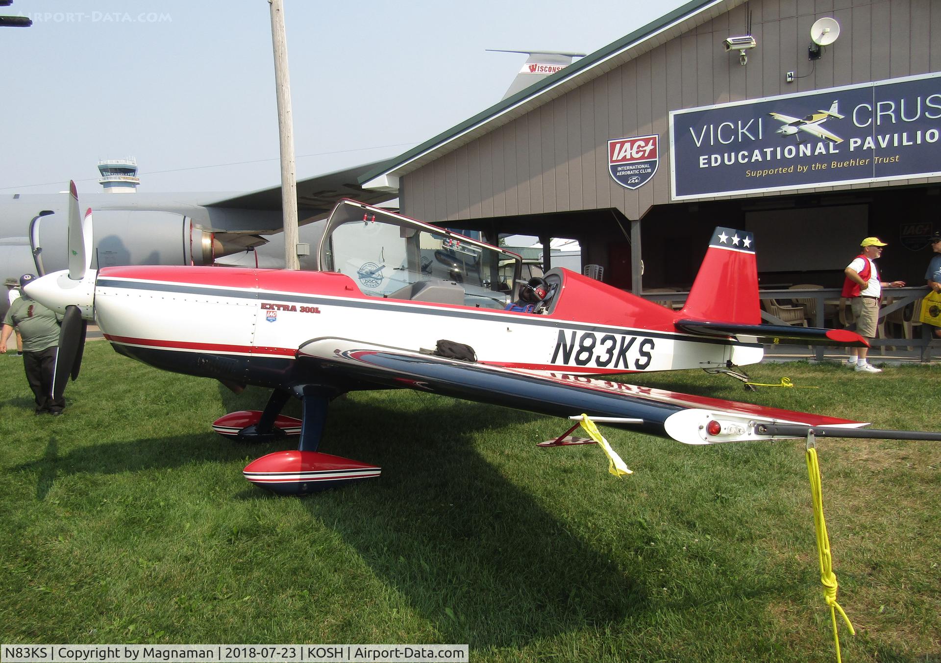 N83KS, 1998 Extra EA-300/L C/N 074, at EAA 18