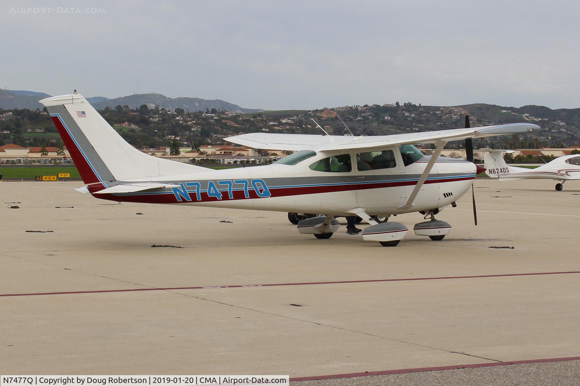 N7477Q, 1972 Cessna 182P Skylane C/N 18261117, 1972 Cessna 182P SKYLANE, Continental O-470-S 230 hp,