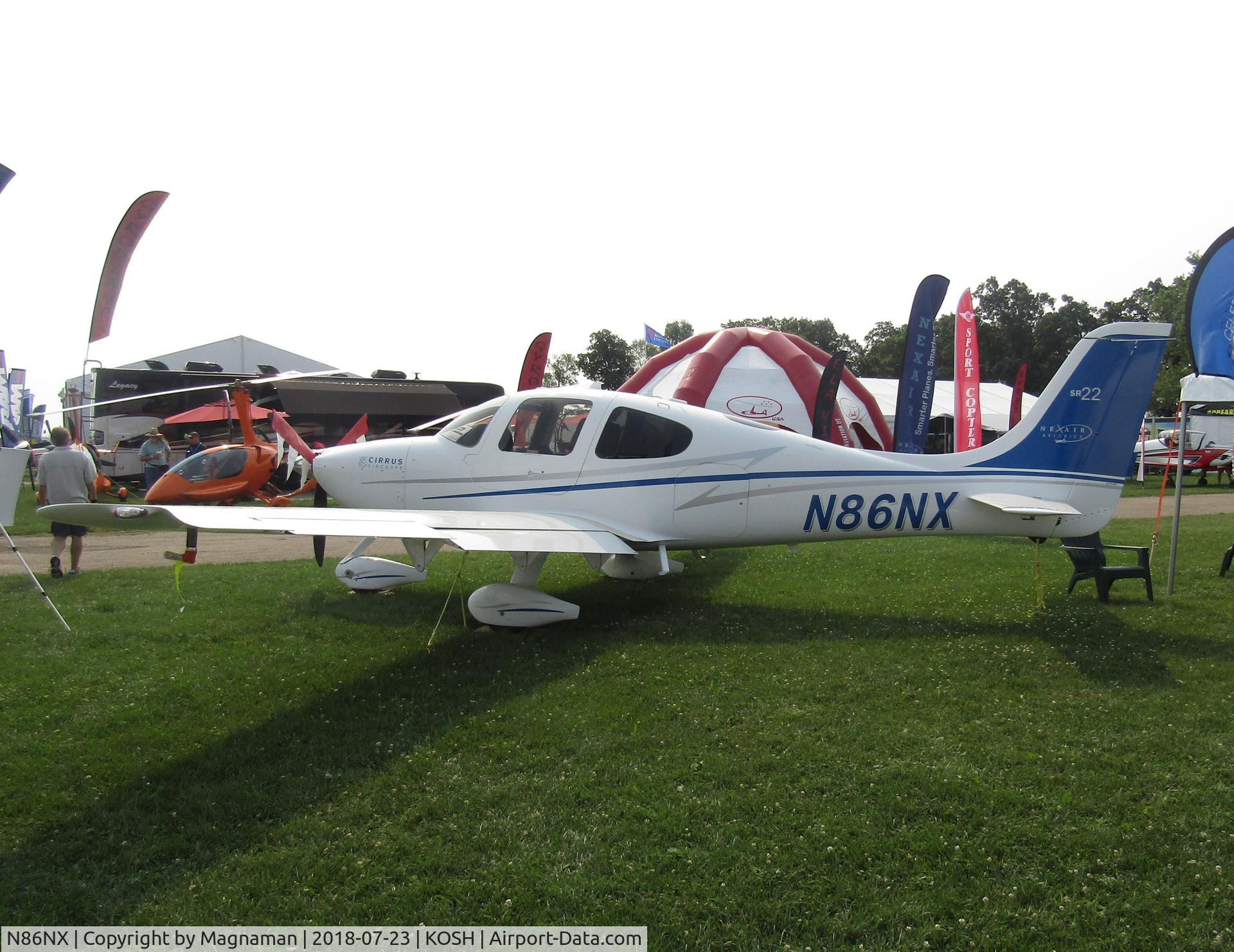 N86NX, Cirrus SR22 C/N 0236, at EAA 18