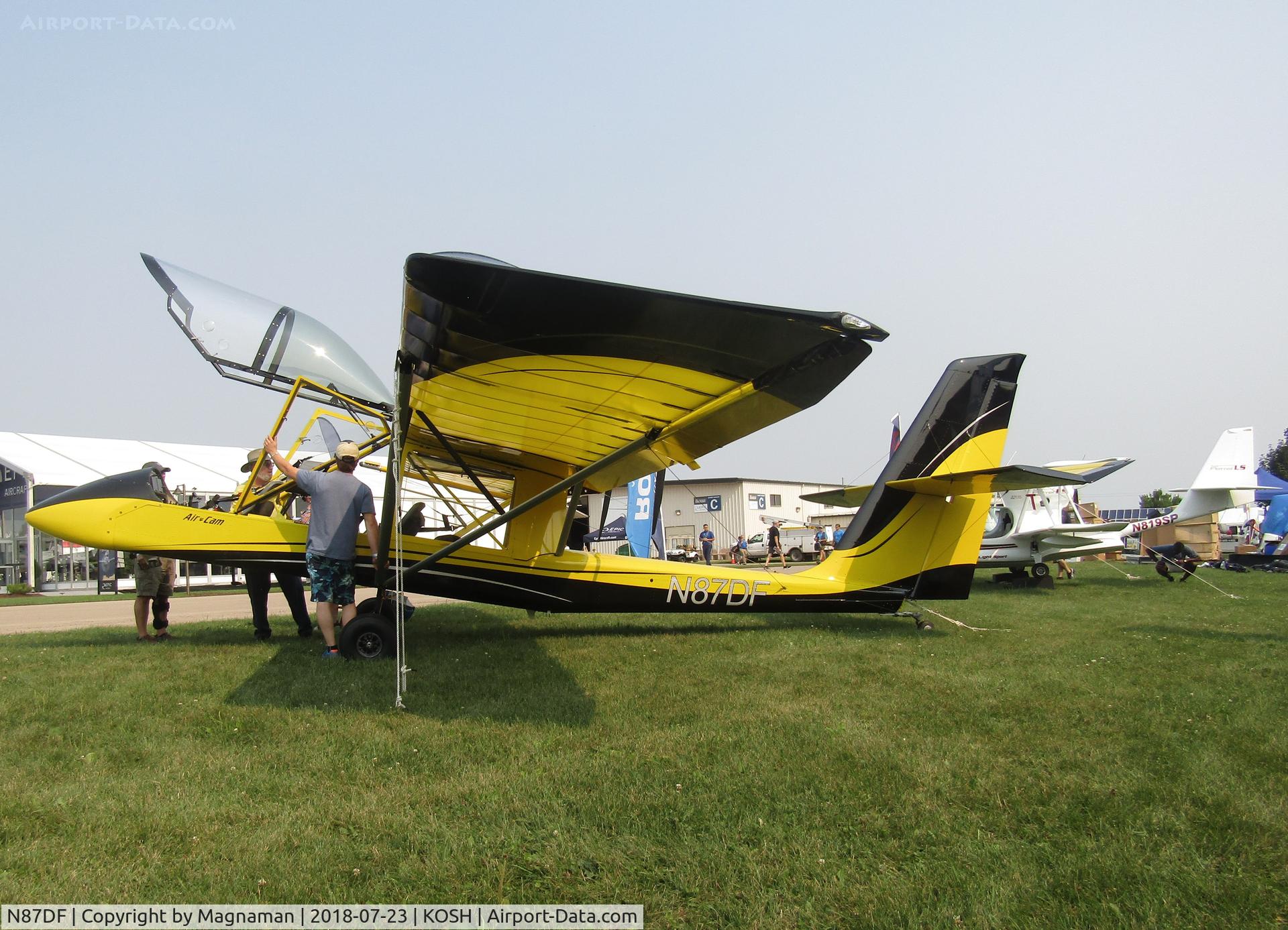 N87DF, 2016 Lockwood Aircam C/N AC209, at EAA 18