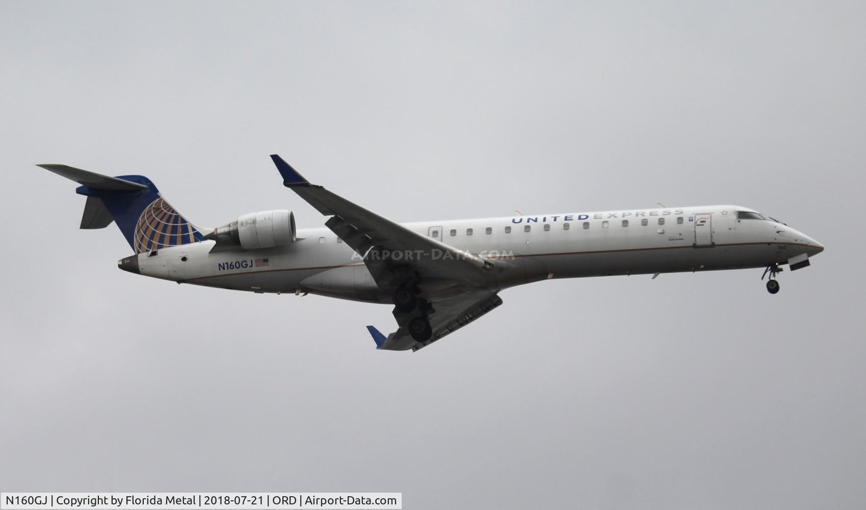 N160GJ, 2006 Bombardier CRJ-702 (CL-600-2C10) Regional Jet C/N 10239, United Express