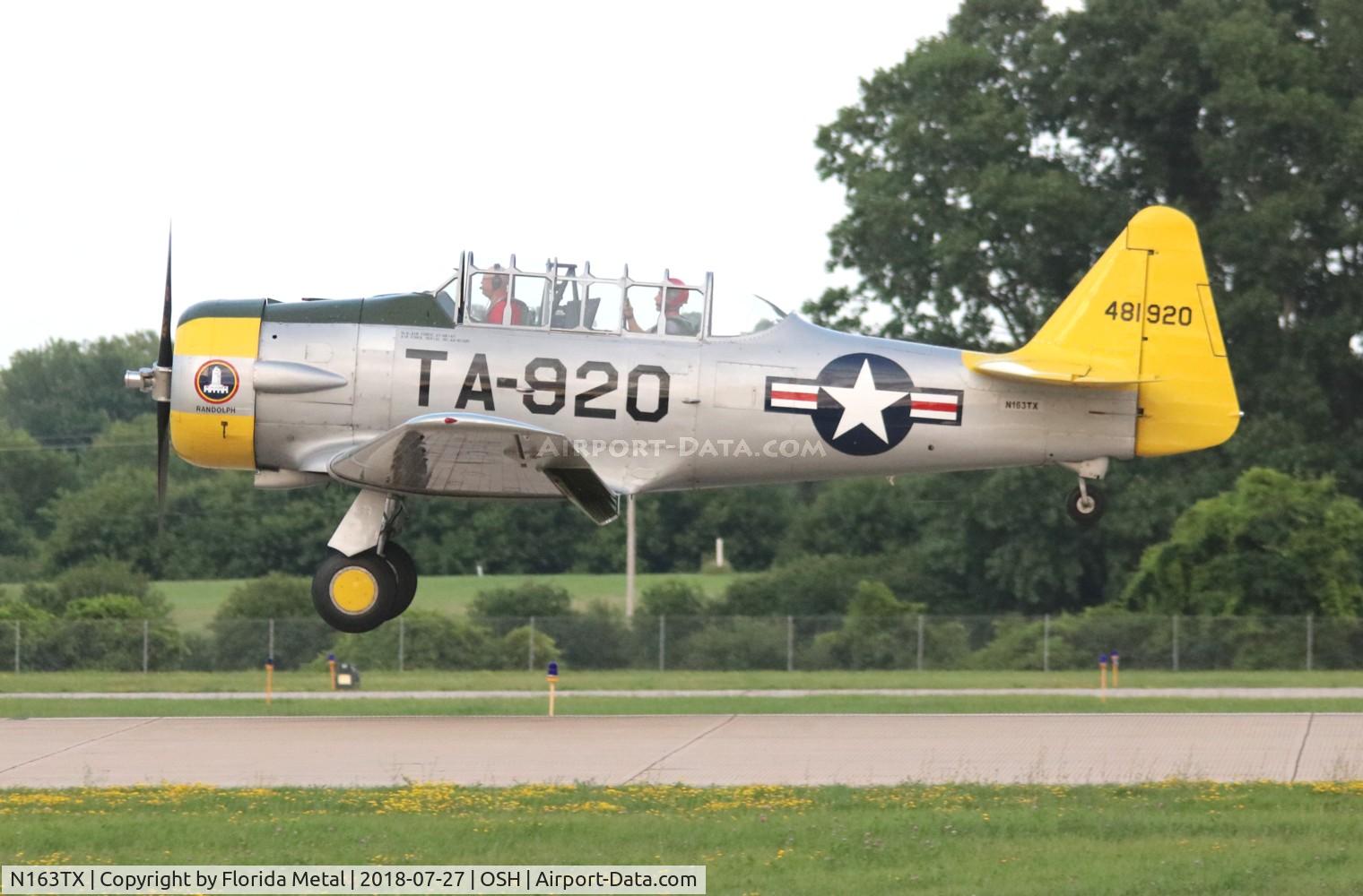 N163TX, 1944 North American AT-6F C/N 121-42642, AT-6F