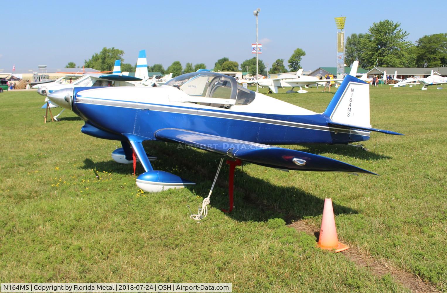 N164MS, 1990 Vans RV-6 C/N 20004, Vans RV-6