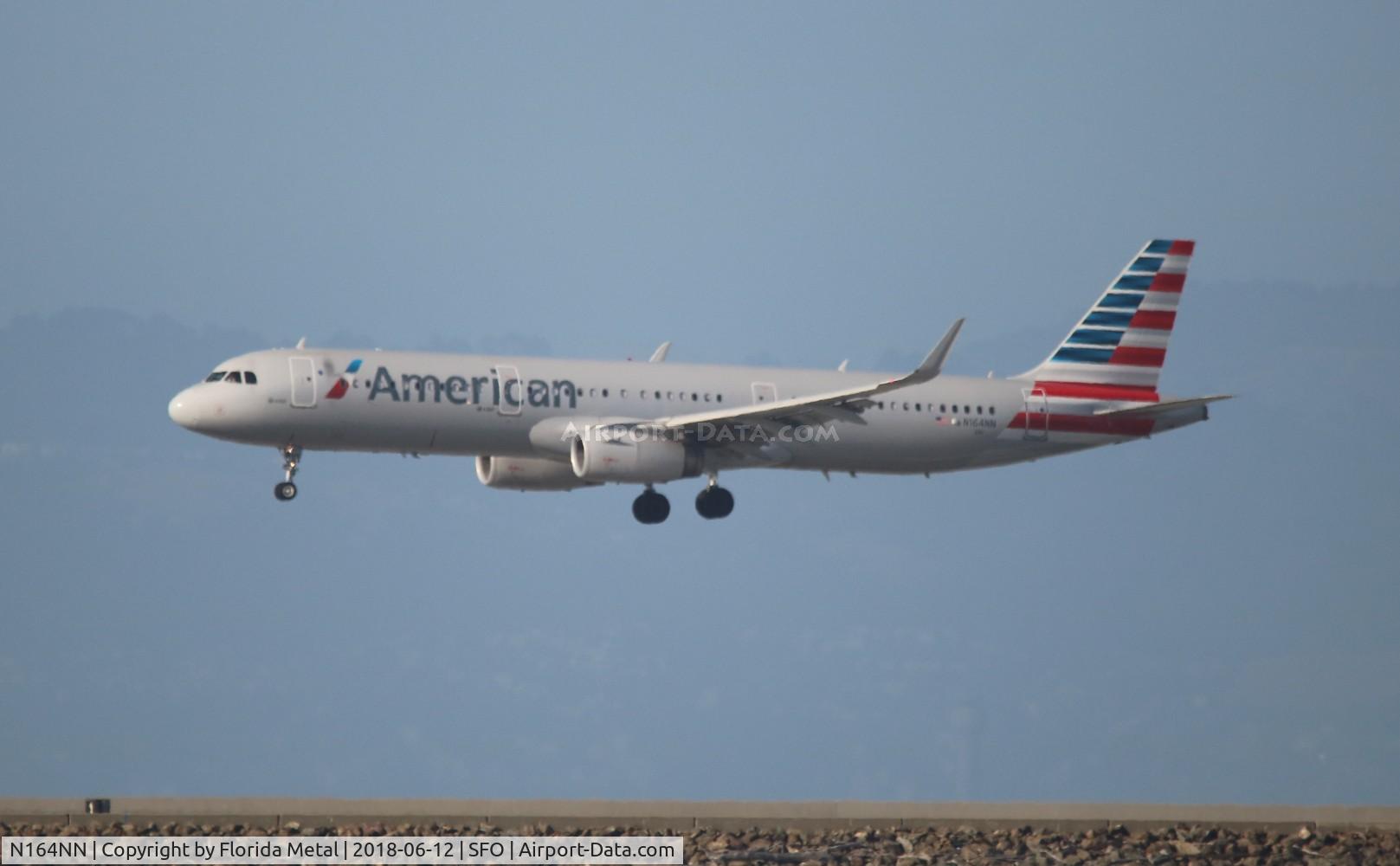 N164NN, 2016 Airbus A321-231 C/N 6909, American