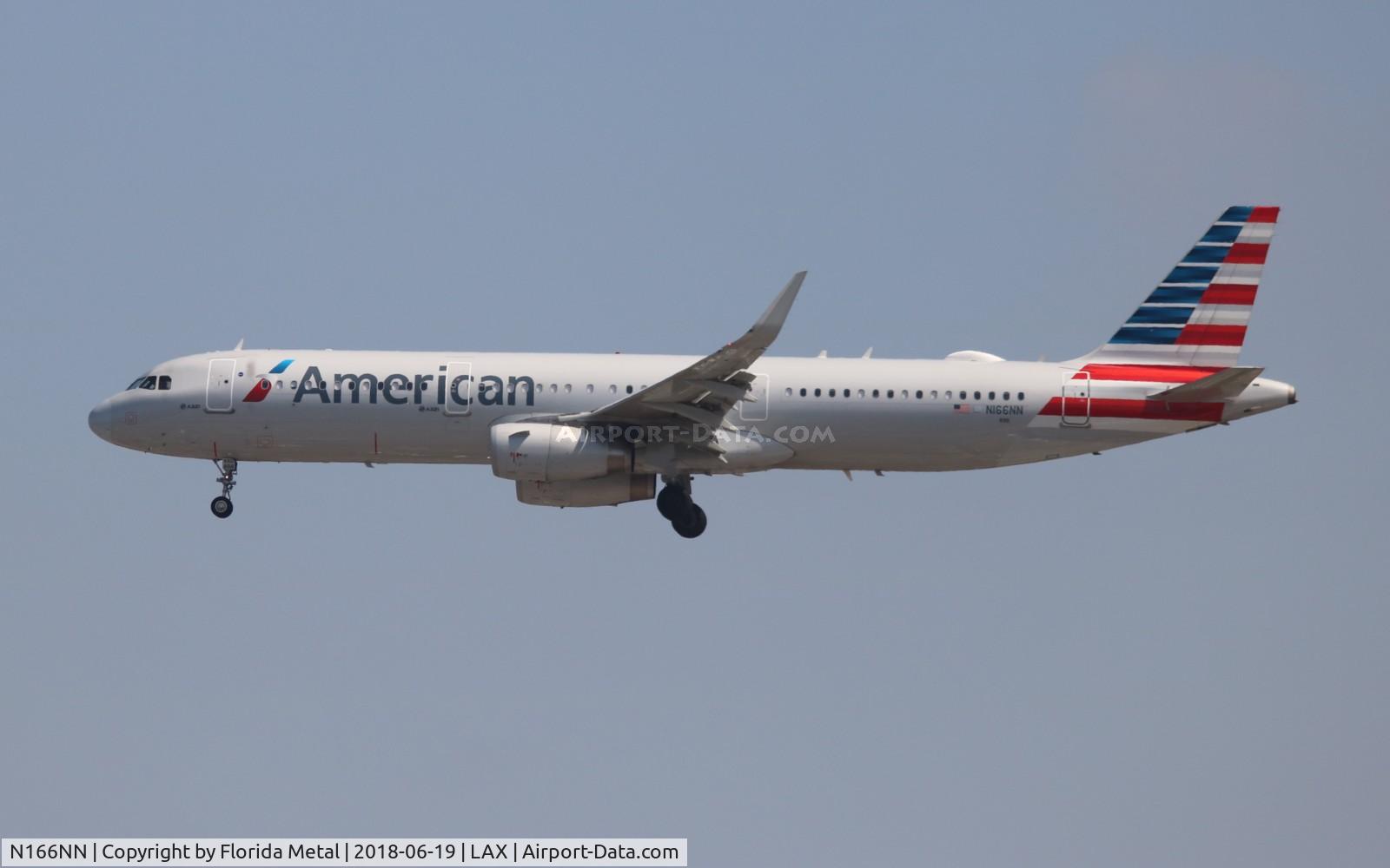 N166NN, 2016 Airbus A321-231 C/N 6973, American