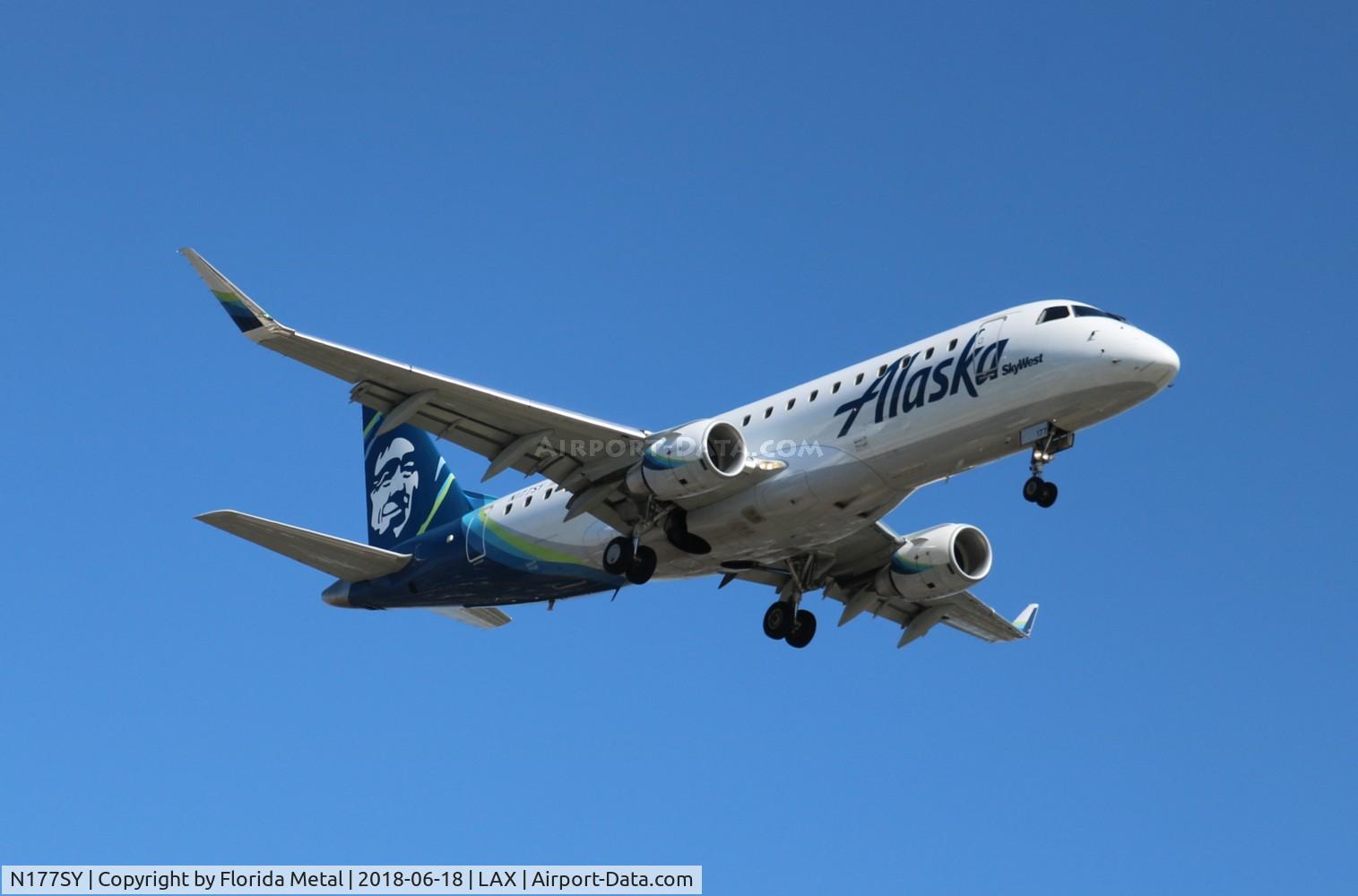 N177SY, 2016 Embraer 175LR (ERJ-170-200LR) C/N 17000535, Alaska