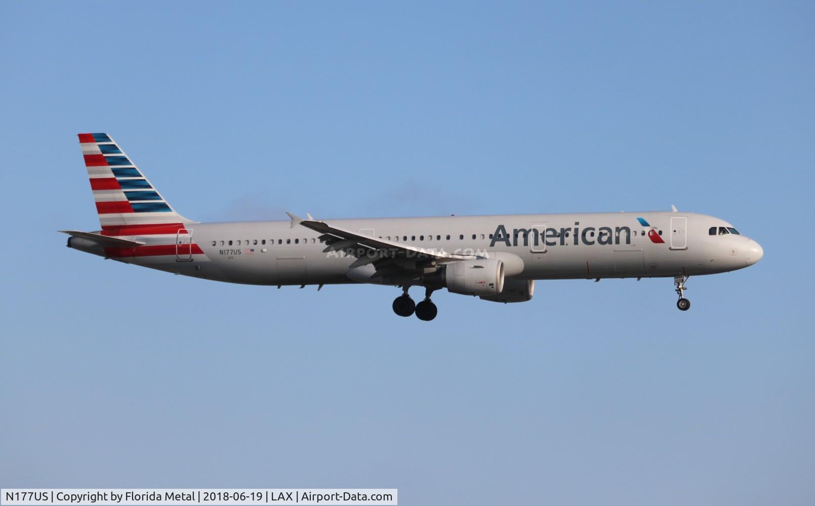 N177US, 2001 Airbus A321-211 C/N 1517, American