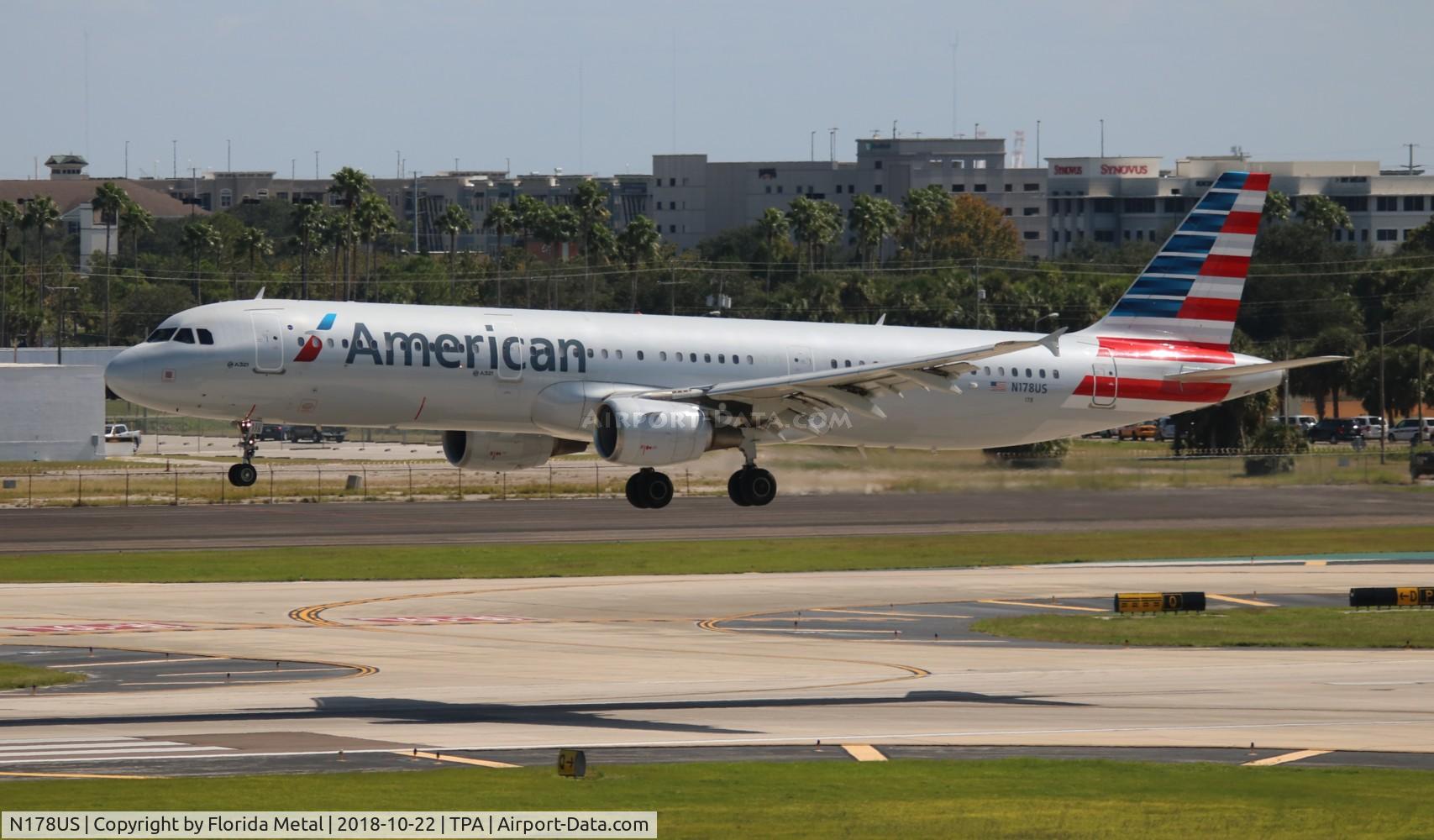 N178US, 2001 Airbus A321-211 C/N 1519, American