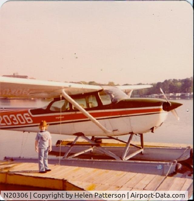 N20306, 1972 Cessna 172M C/N 17261177, 1978 Hot Springs Arkansas at Anthony Island.   The hotel there had the plane for rental and we took a short trip while visiting from Texas.