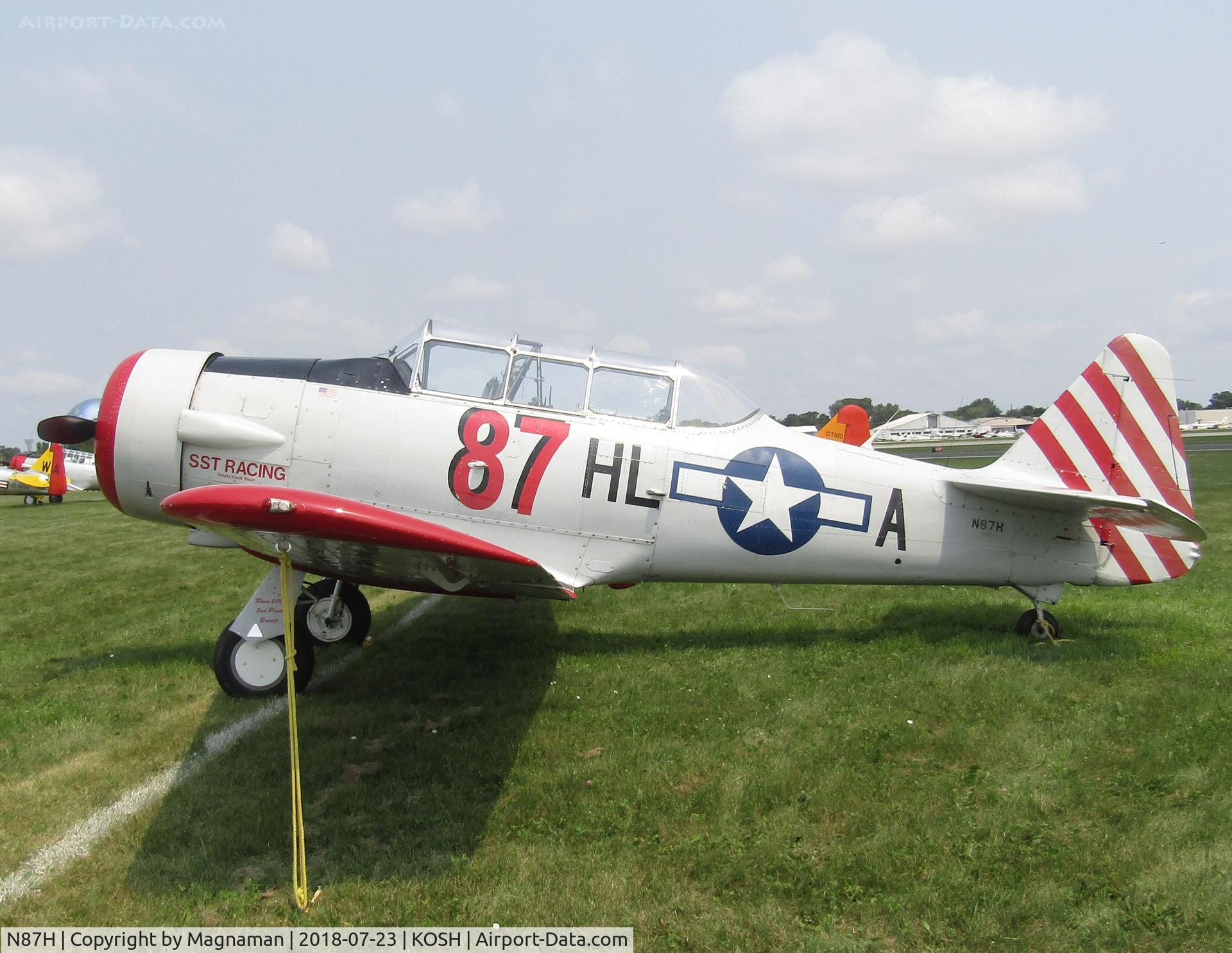 N87H, 1941 North American AT-6D Texan C/N 41-34571, warbird at EAA 18