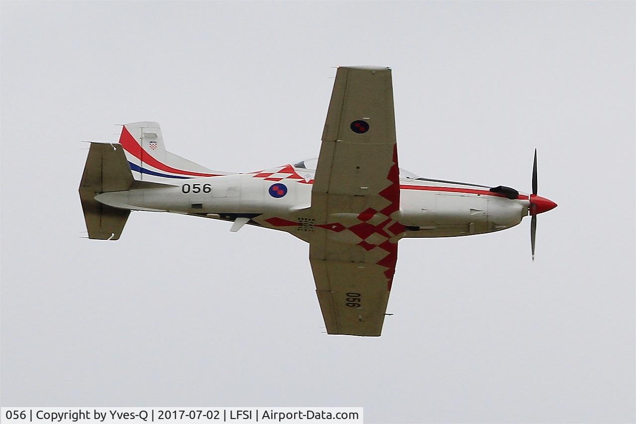 056, Pilatus PC-9M C/N 619, Pilatus PC-9M, Croatian Air Force aerobatic team, On display, St Dizier-Robinson Air Base 113 (LFSI) Open day 2017