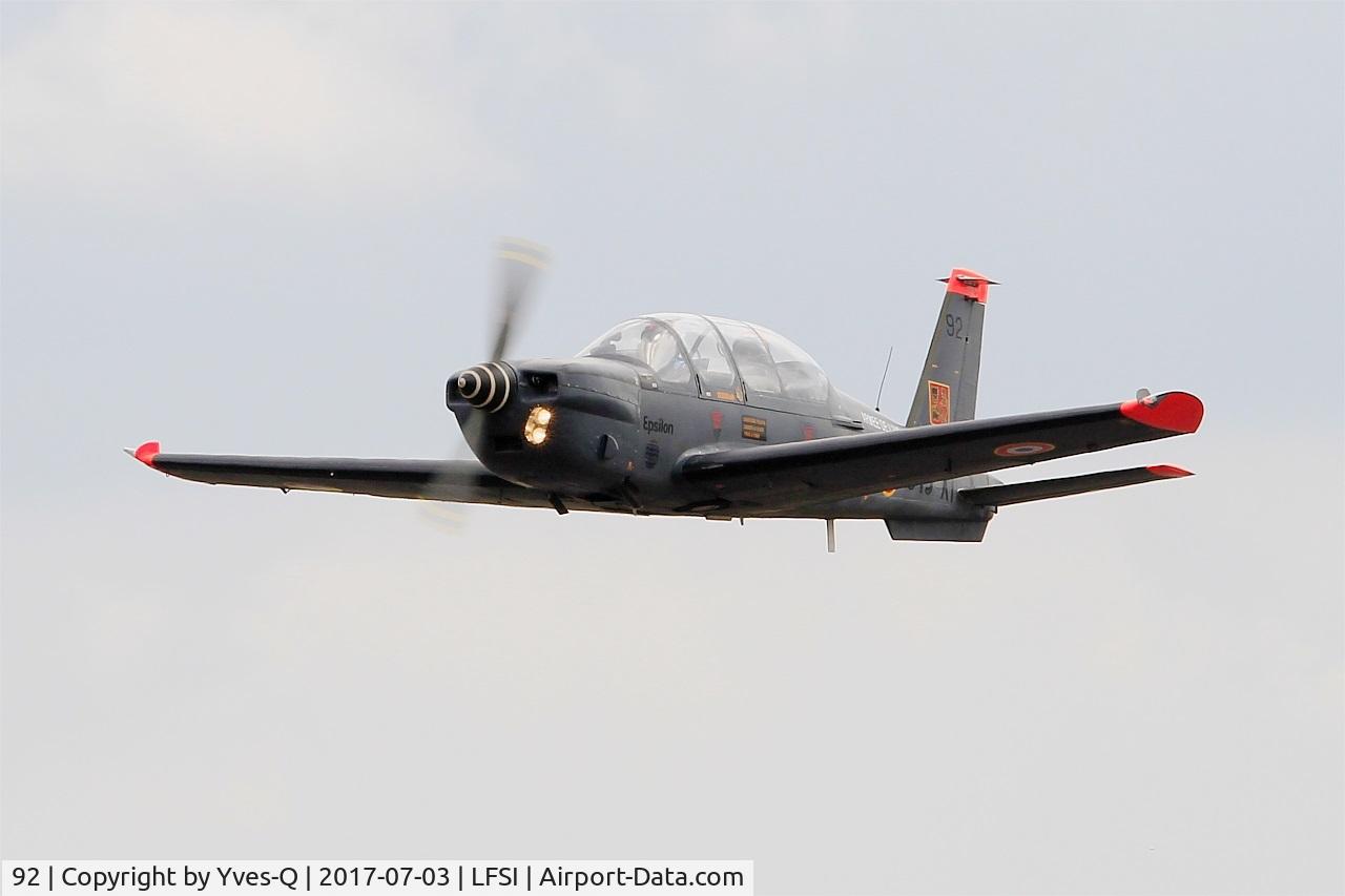 92, Socata TB-30 Epsilon C/N 92, Socata TB-30 Epsilon, Take off rwy 29, St Dizier-Robinson Air Base 113 (LFSI)
