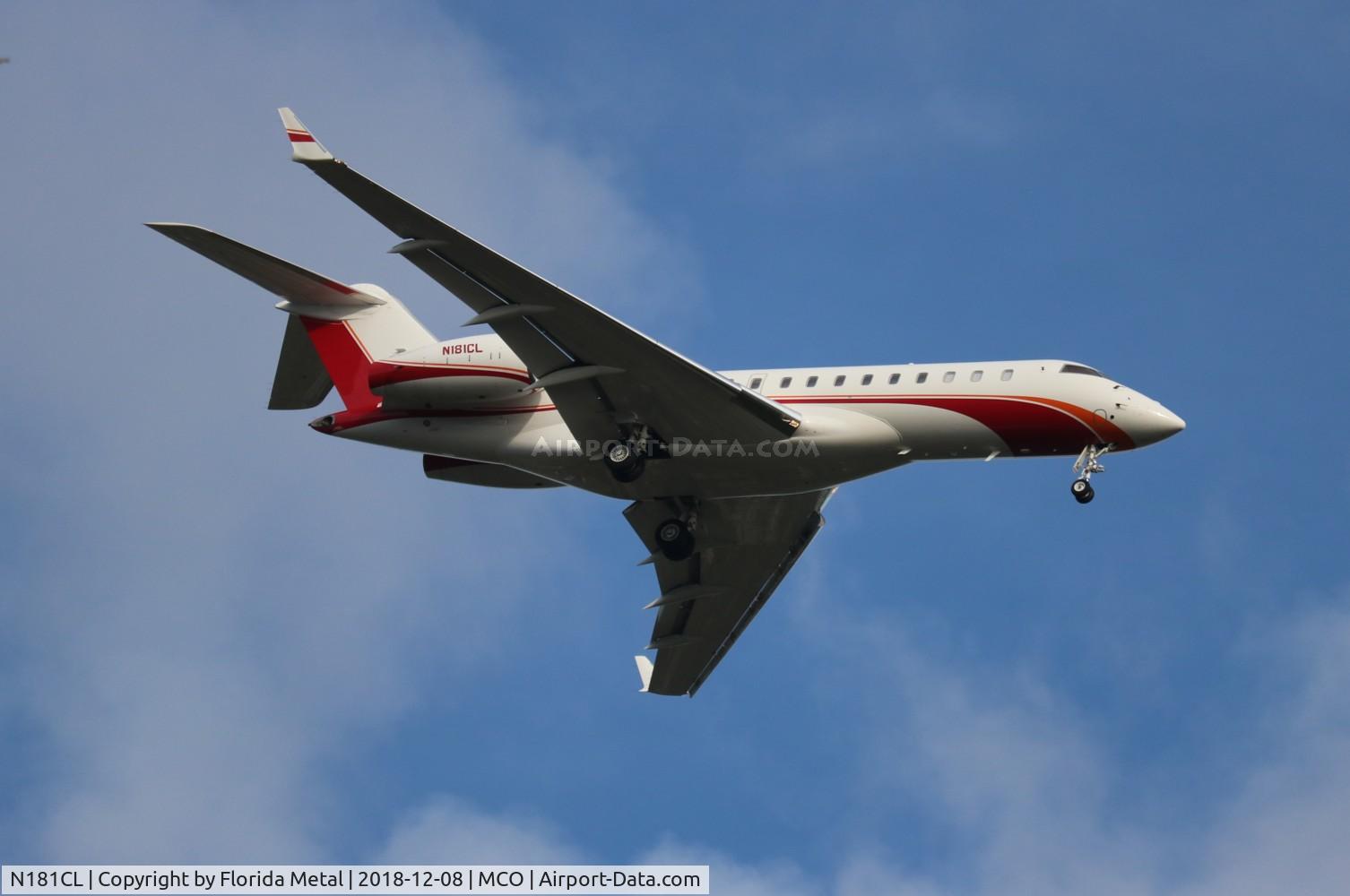N181CL, 2013 Bombardier BD-700-1A10 Global 6000 C/N 9572, Global 6000