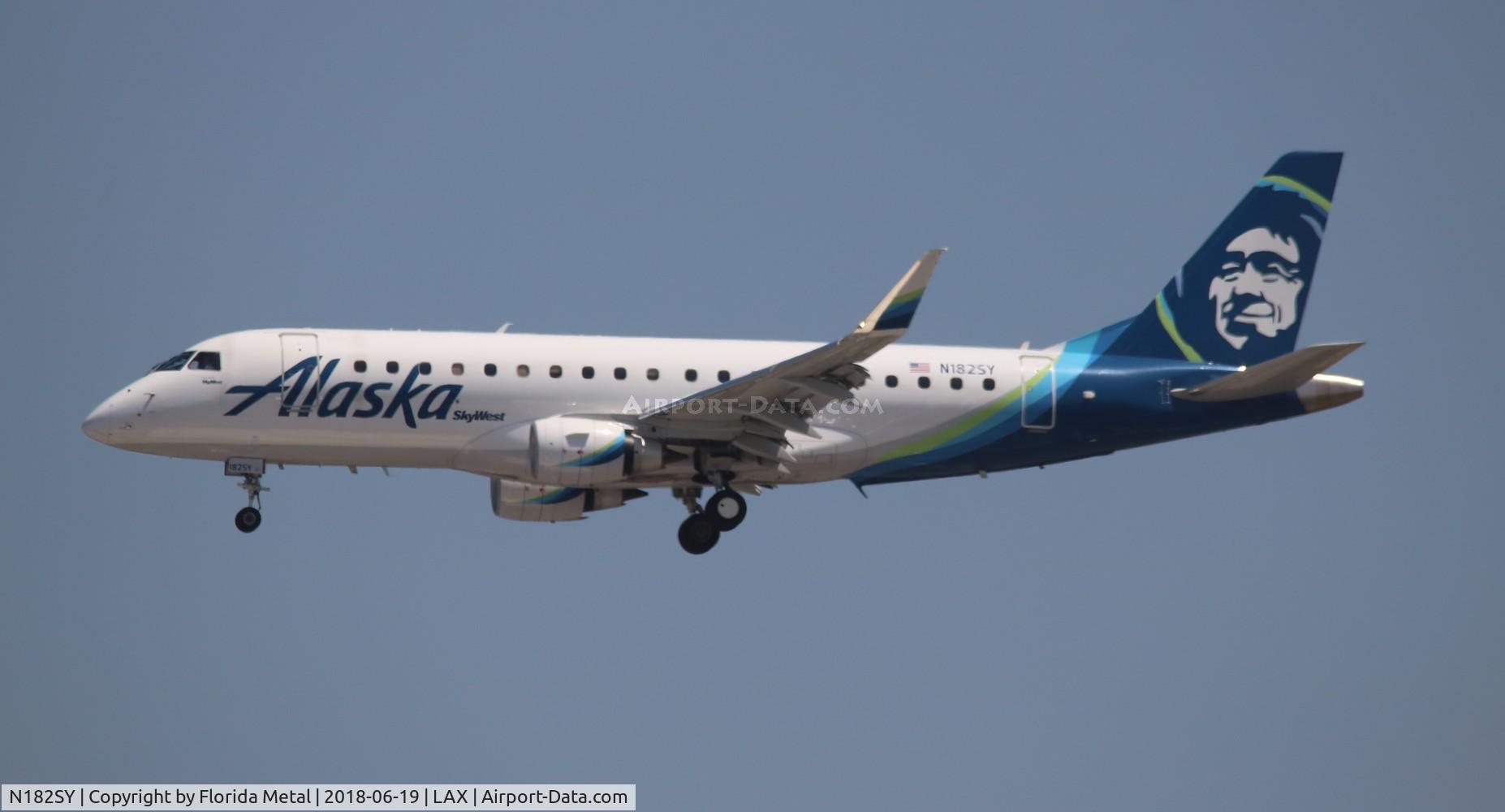 N182SY, 2016 Embraer 175LR (ERJ-170-200LR) C/N 17000579, Alaska