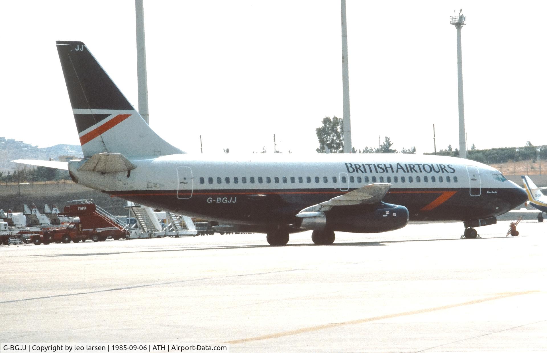 G-BGJJ, 1980 Boeing 737-236 C/N 22031, Athens 6.9.1985