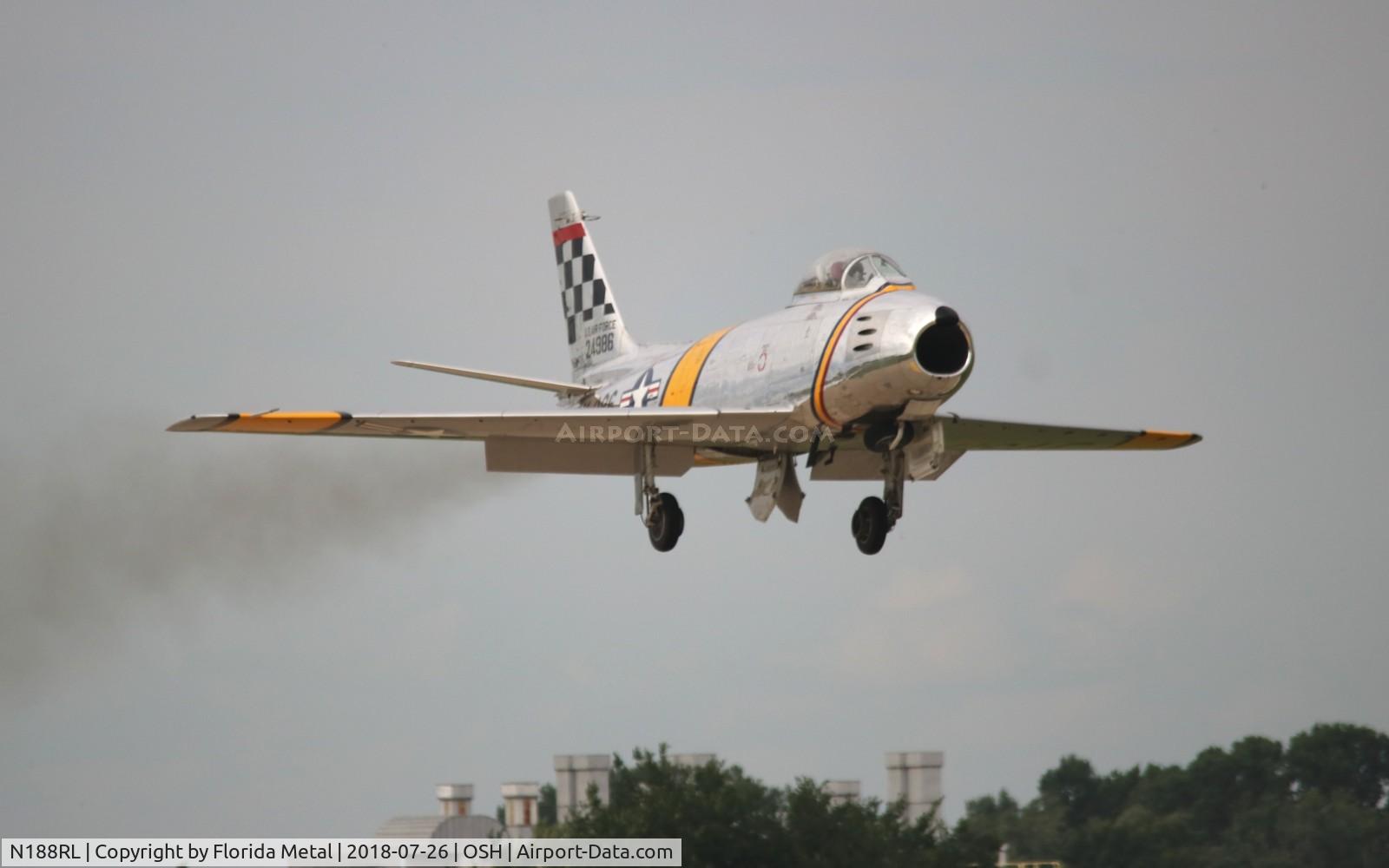 N188RL, 1952 North American F-86F Sabre C/N 191-682, F-86F