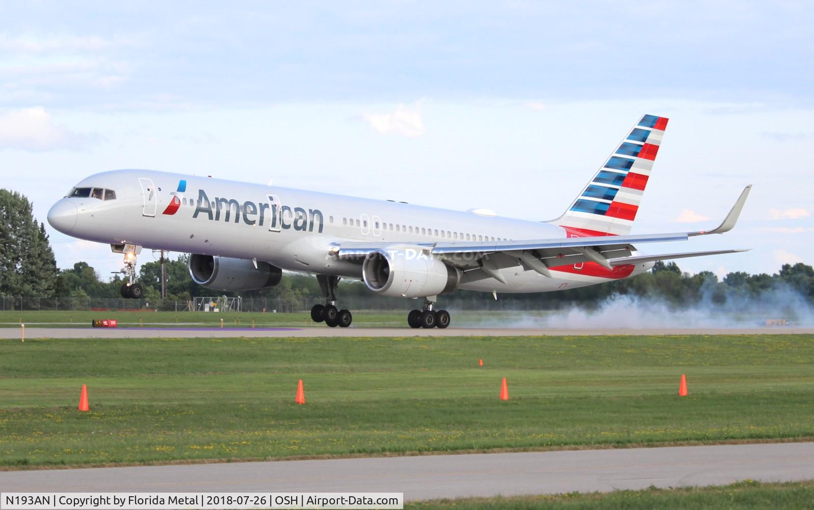 N193AN, 2001 Boeing 757-223 C/N 32387, American