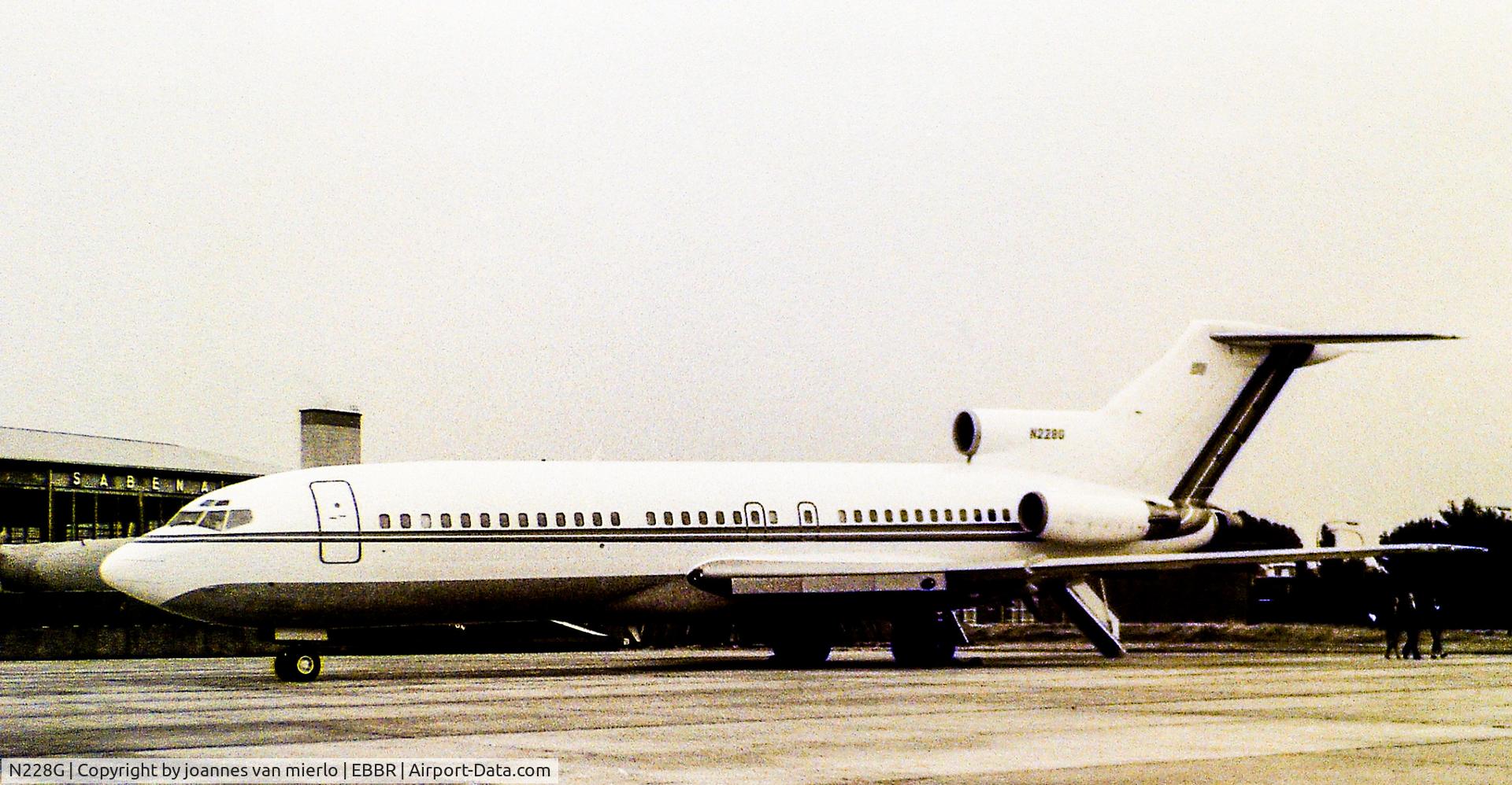 N228G, 1971 Boeing 727-1H2 C/N 20533, G.A.T. Brussels