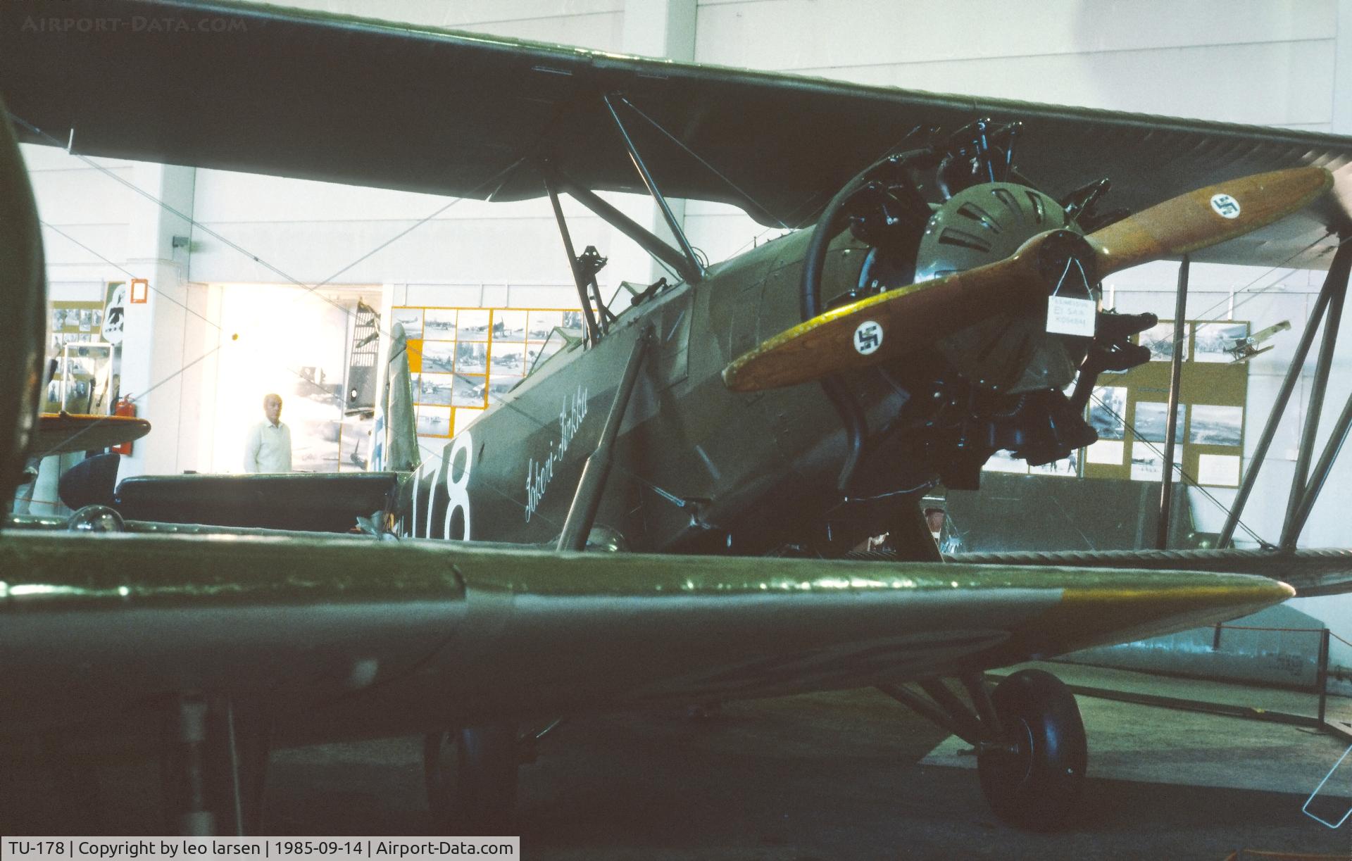 TU-178, 1937 Valtion Tuisku C/N 29, Finnish Aviation Museum 14.9.1985