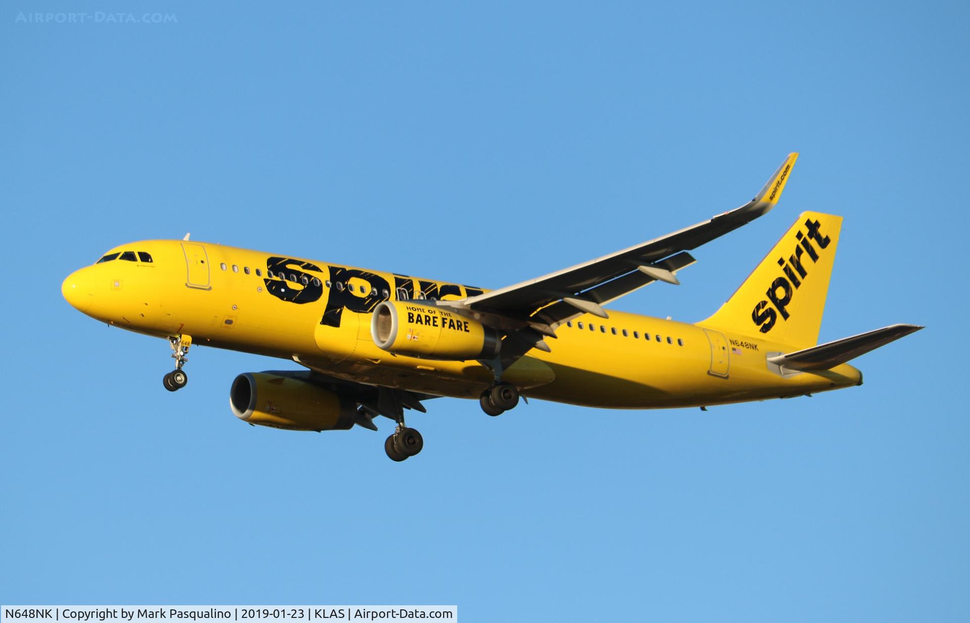 N648NK, 2017 Airbus A320-232 C/N 7656, Airbus A320-232