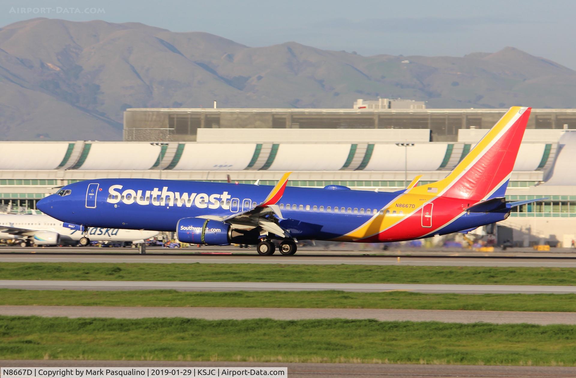 N8667D, 2015 Boeing 737-8H4 C/N 36657, Boeing 737-8H4