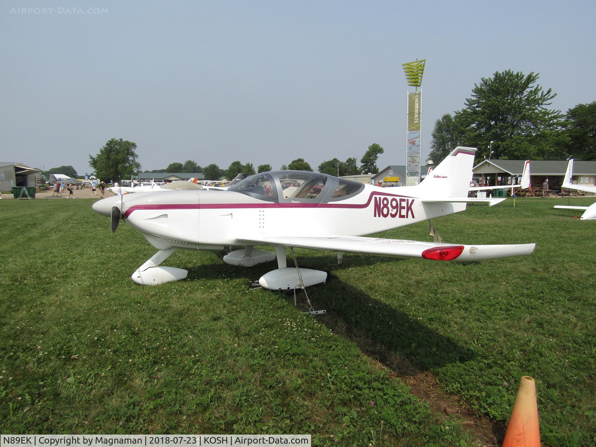 N89EK, 1996 Stoddard-Hamilton Glasair II FT C/N 2089, at EAA 18