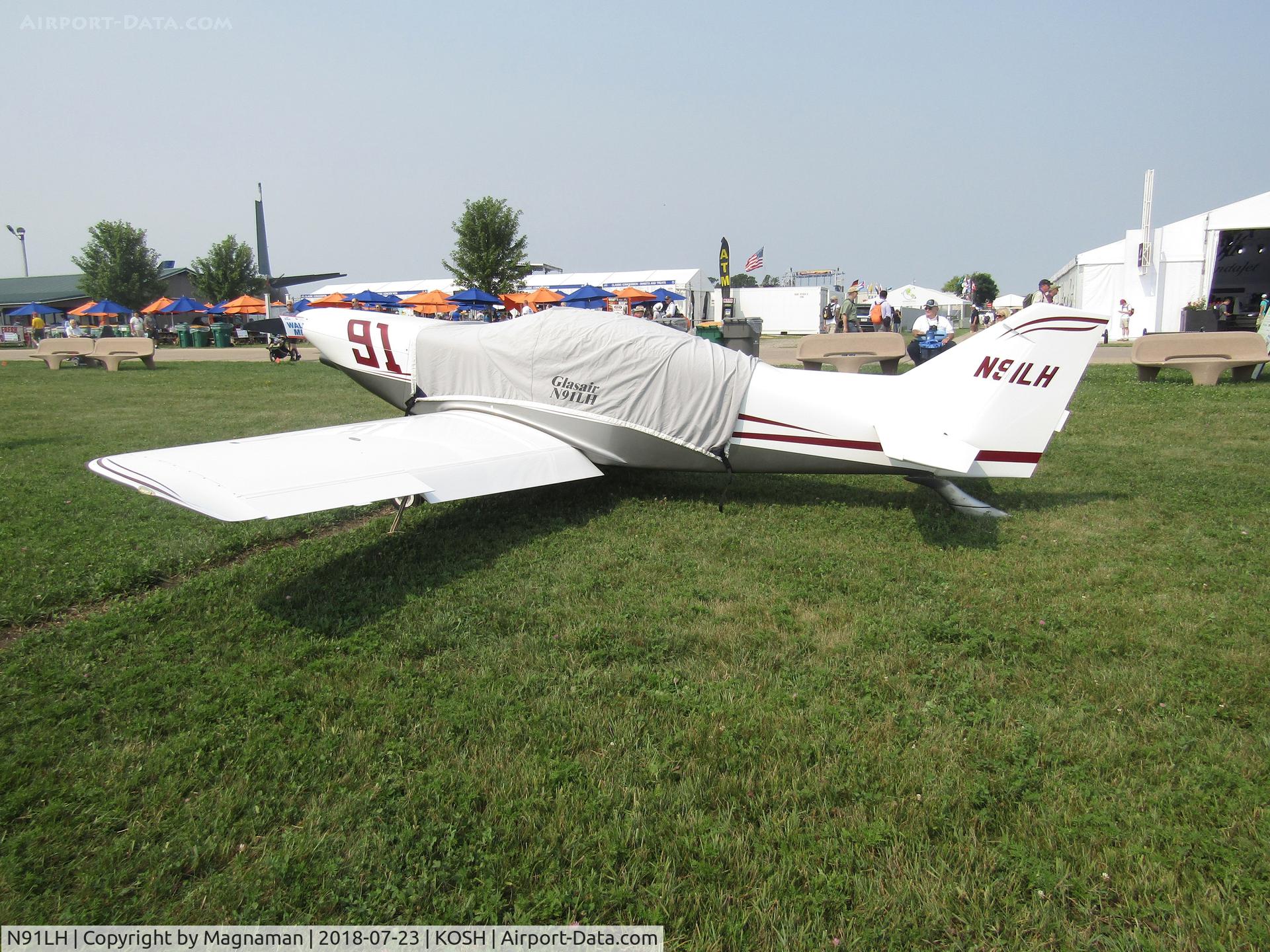 N91LH, 1997 Stoddard-Hamilton Glasair SH-2 C/N 549, at EAA 18