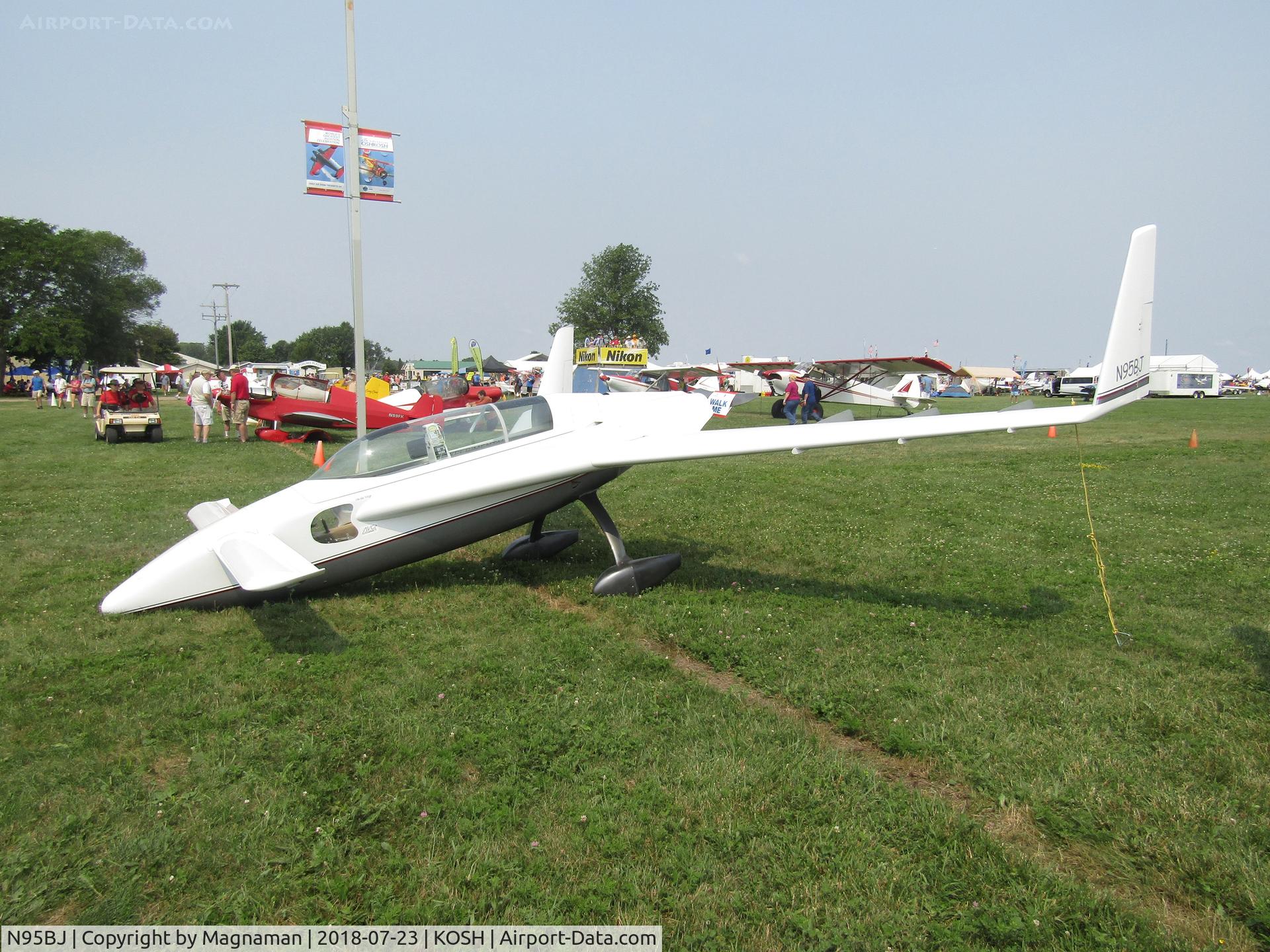 N95BJ, 1996 Rutan VariEze C/N 619, at EAA 18