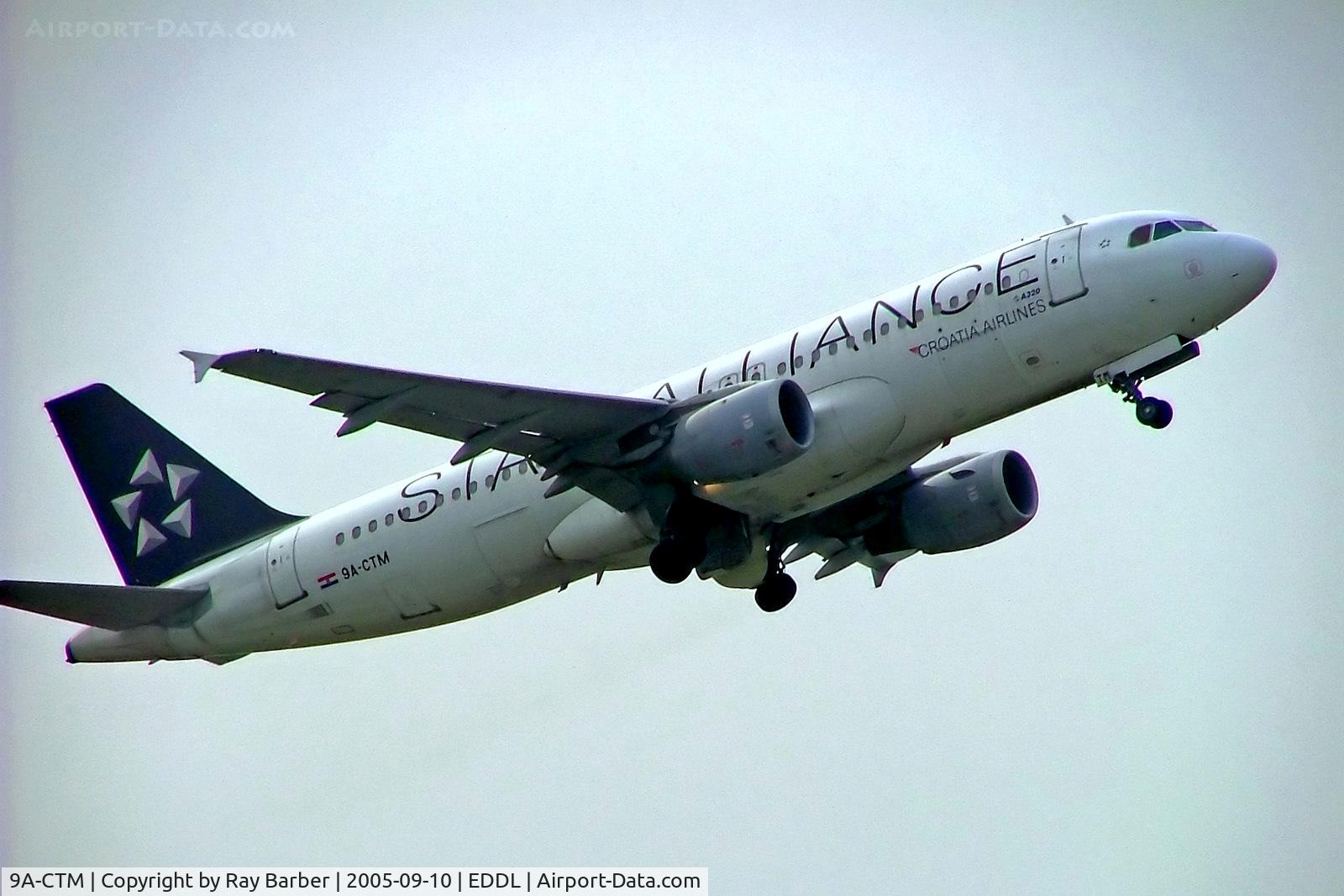 9A-CTM, 1997 Airbus A320-212 C/N 0671, 9A-CTM   Airbus A320-212 [0671] (Croatia Airlines) Dusseldorf Int'l~D 10/09/2005