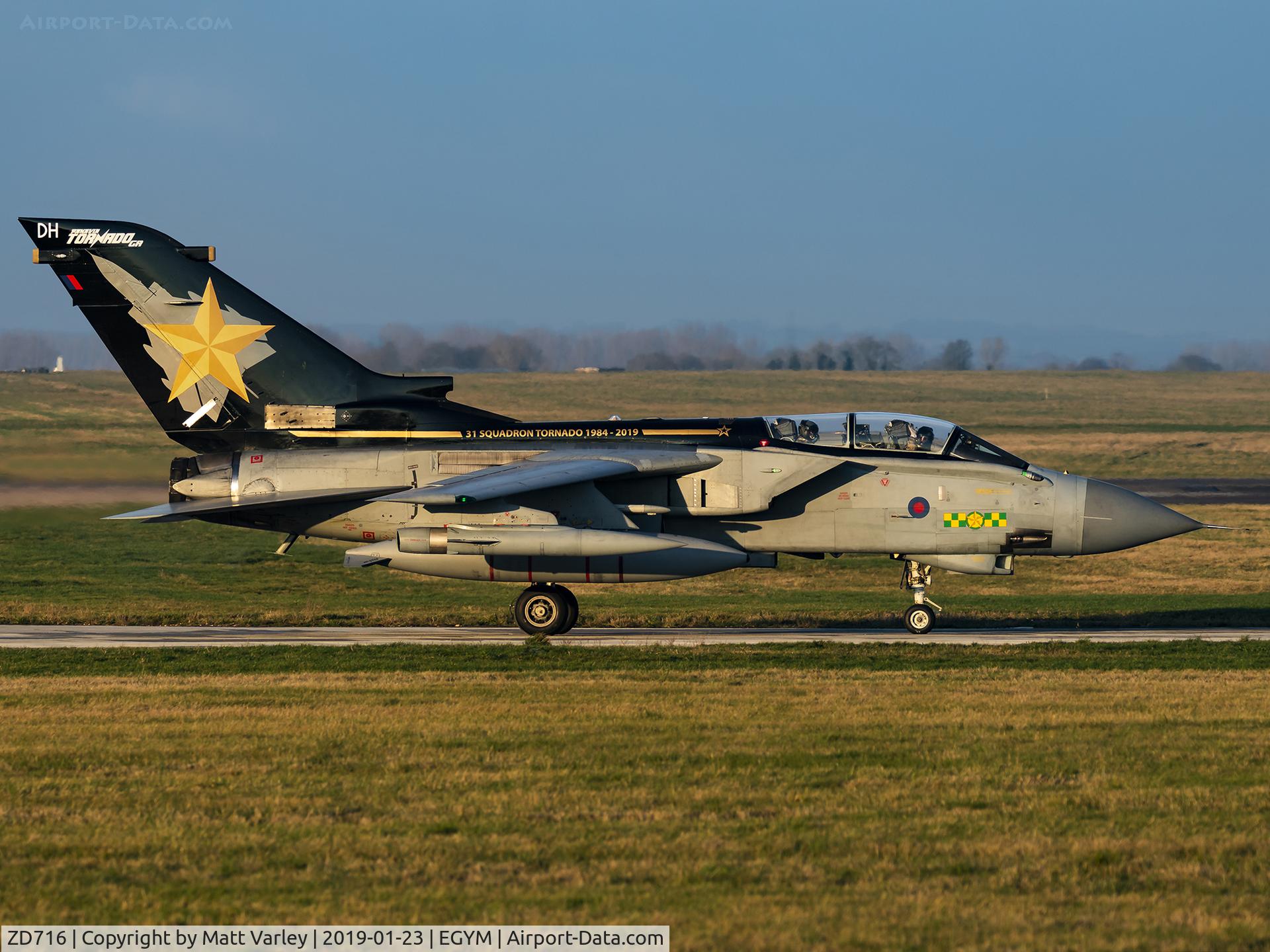 ZD716, 1984 Panavia Tornado GR.4 C/N 341/BS117/3157, Goldstar
