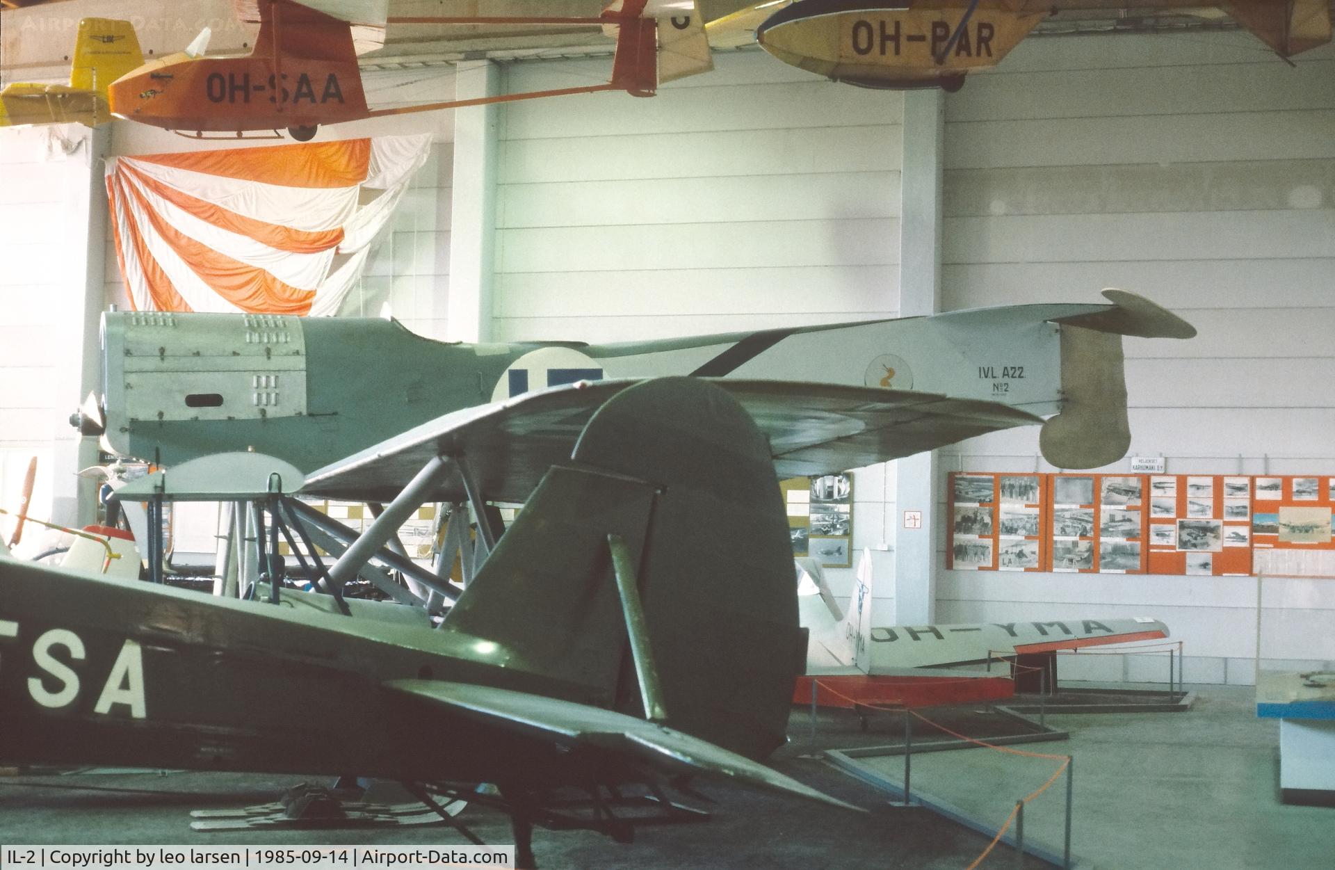 IL-2, 1922 Ilmailuvoimien A.22 Hansa C/N 2, Finnish Aviation Museum 14.9.1985