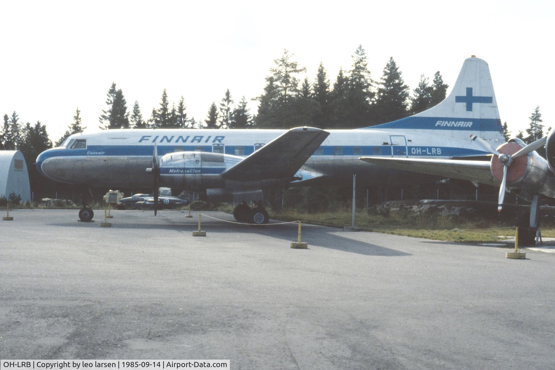 OH-LRB, 1953 Convair CV-440-40 (CV-340-40) C/N 73, Finnish Aviation Museum 14.9.1985
