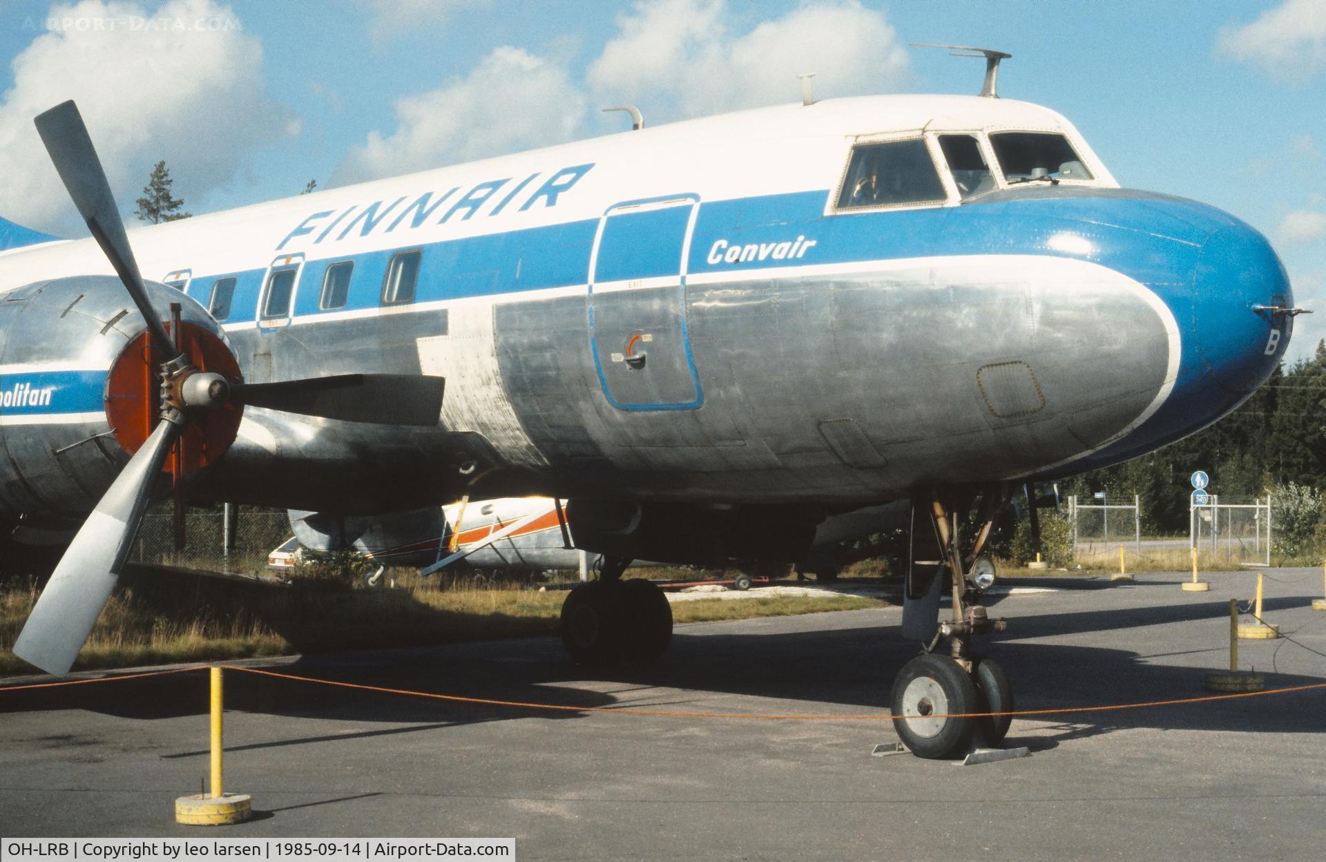 OH-LRB, 1953 Convair CV-440-40 (CV-340-40) C/N 73, Finnish Aviation Museum 14.9.1985