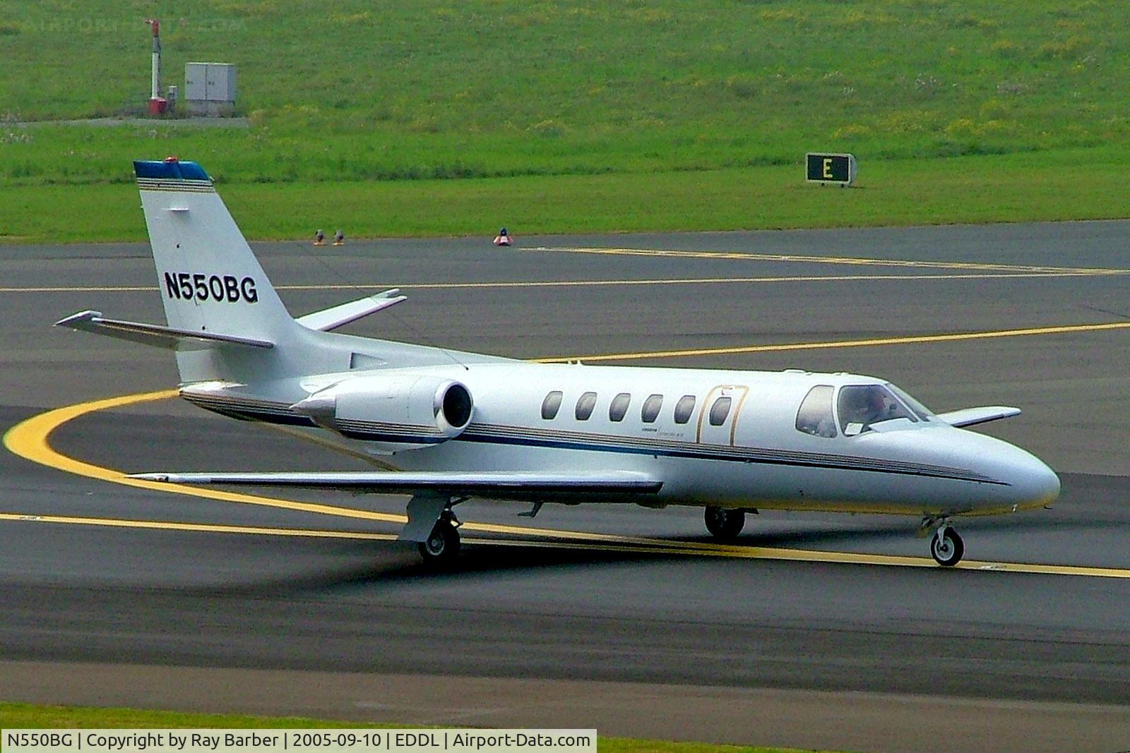 N550BG, 1988 Cessna S550 Citation IIS C/N S550-0148, N550BG   Cessna Citation S/II [S550-0148] Dusseldorf~Int'l~D 10/09/2005