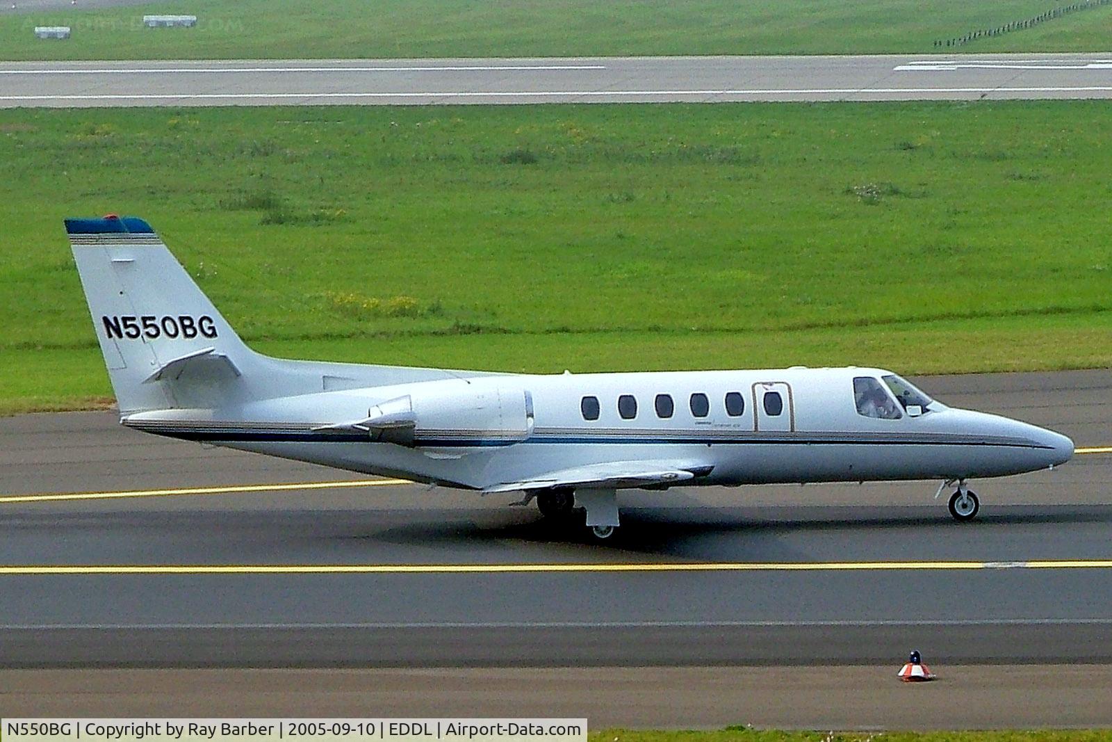 N550BG, 1988 Cessna S550 Citation IIS C/N S550-0148, N550BG   Cessna Citation S/II [S550-0148] Dusseldorf~Int'l~D 10/09/2005