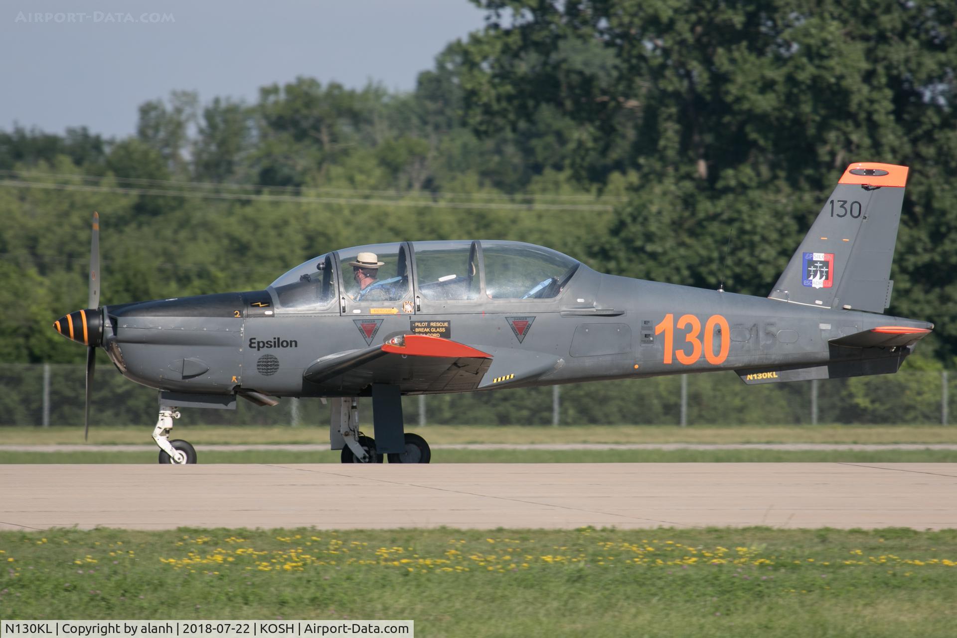 N130KL, 1988 Socata TB-30 Epsilon C/N 130, Arriving at AirVenture 2018