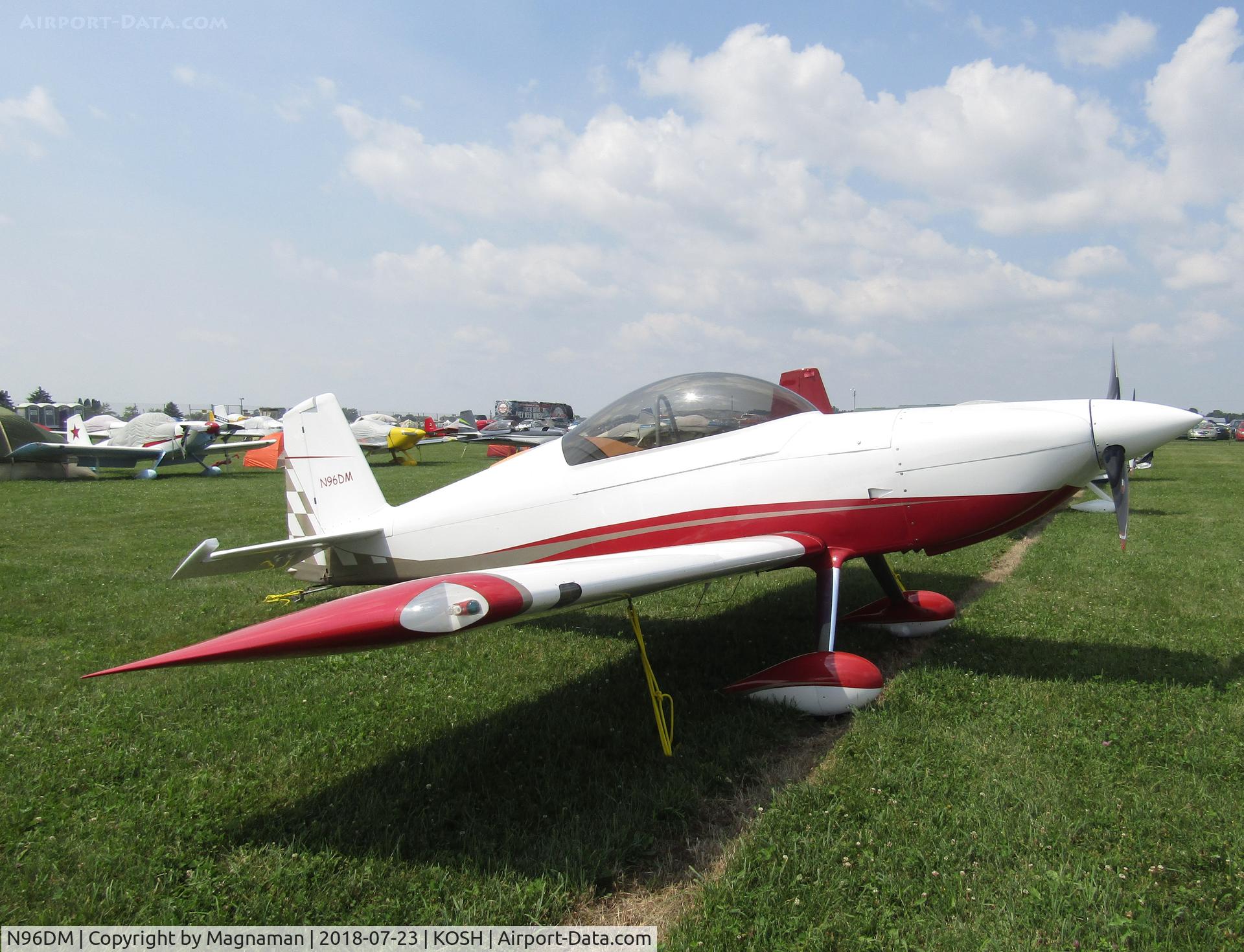 N96DM, 2013 Vans RV-8 C/N 82626, at EAA 18