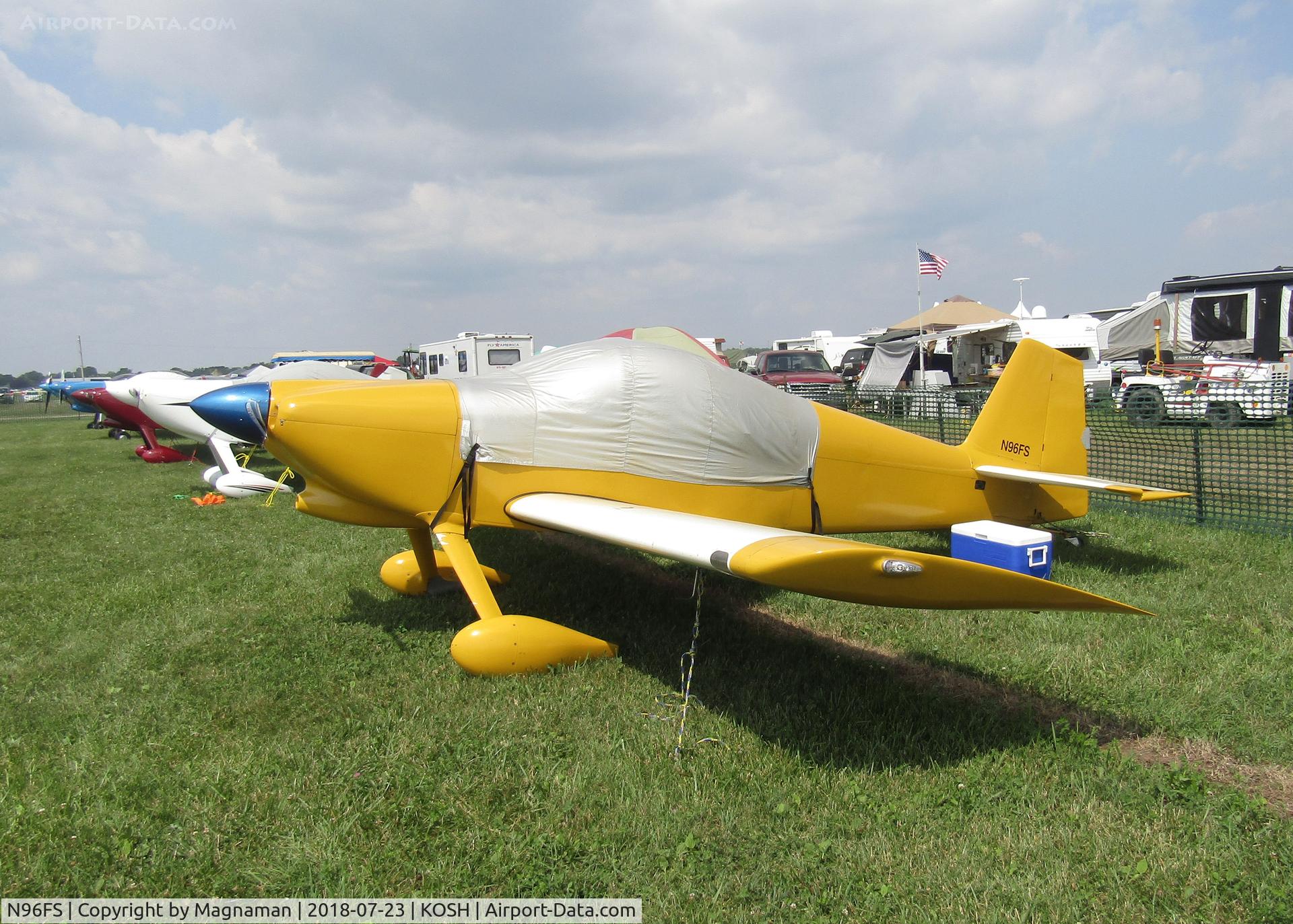 N96FS, 2008 Vans RV-6 C/N 21585, at EAA 18
