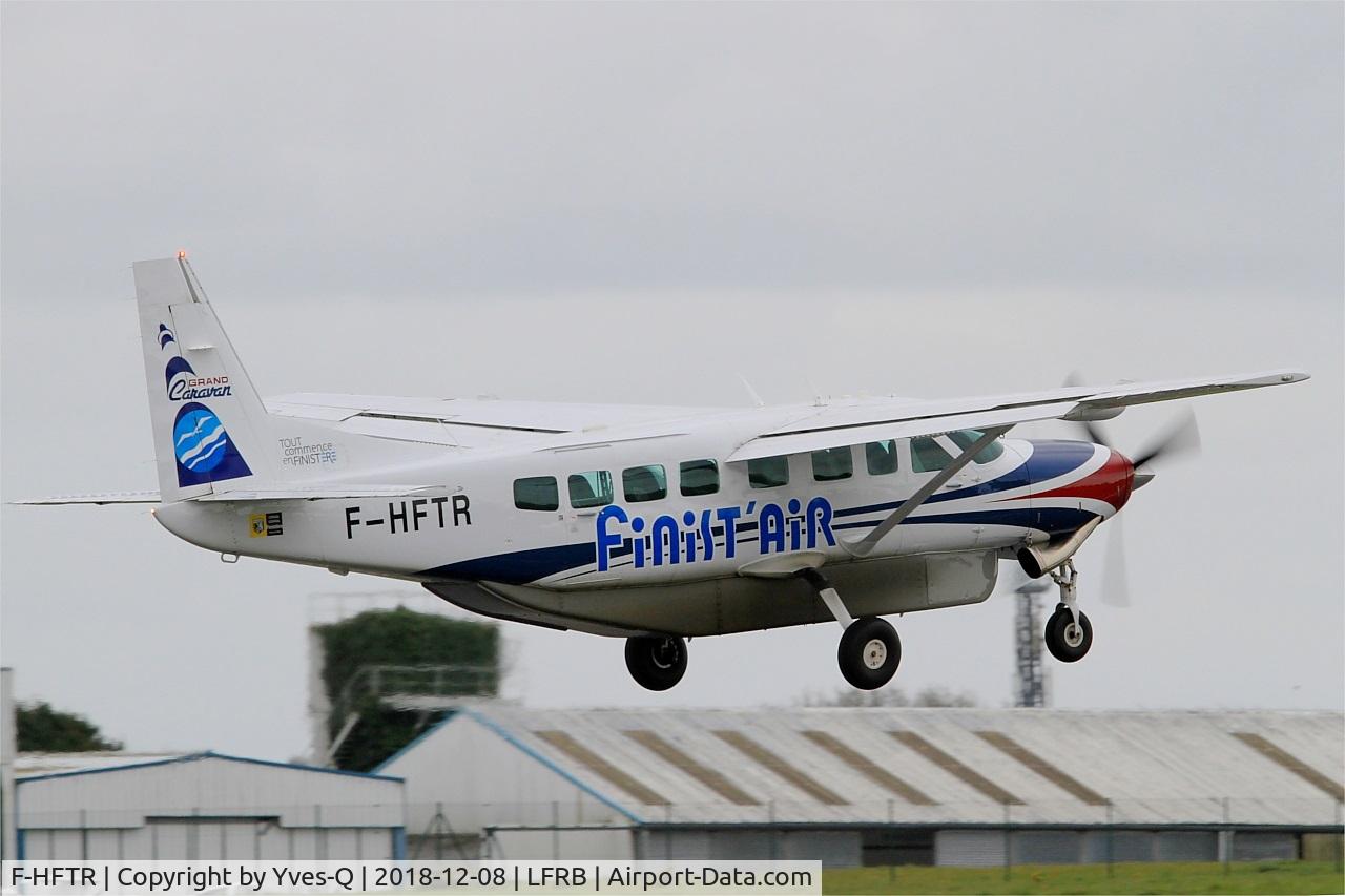 F-HFTR, 2008 Cessna 208B Grand Caravan C/N 208B-2041, Cessna 208B Grand Caravan, Take off rwy 25L, Brest-Bretagne Airport (LFRB-BES)