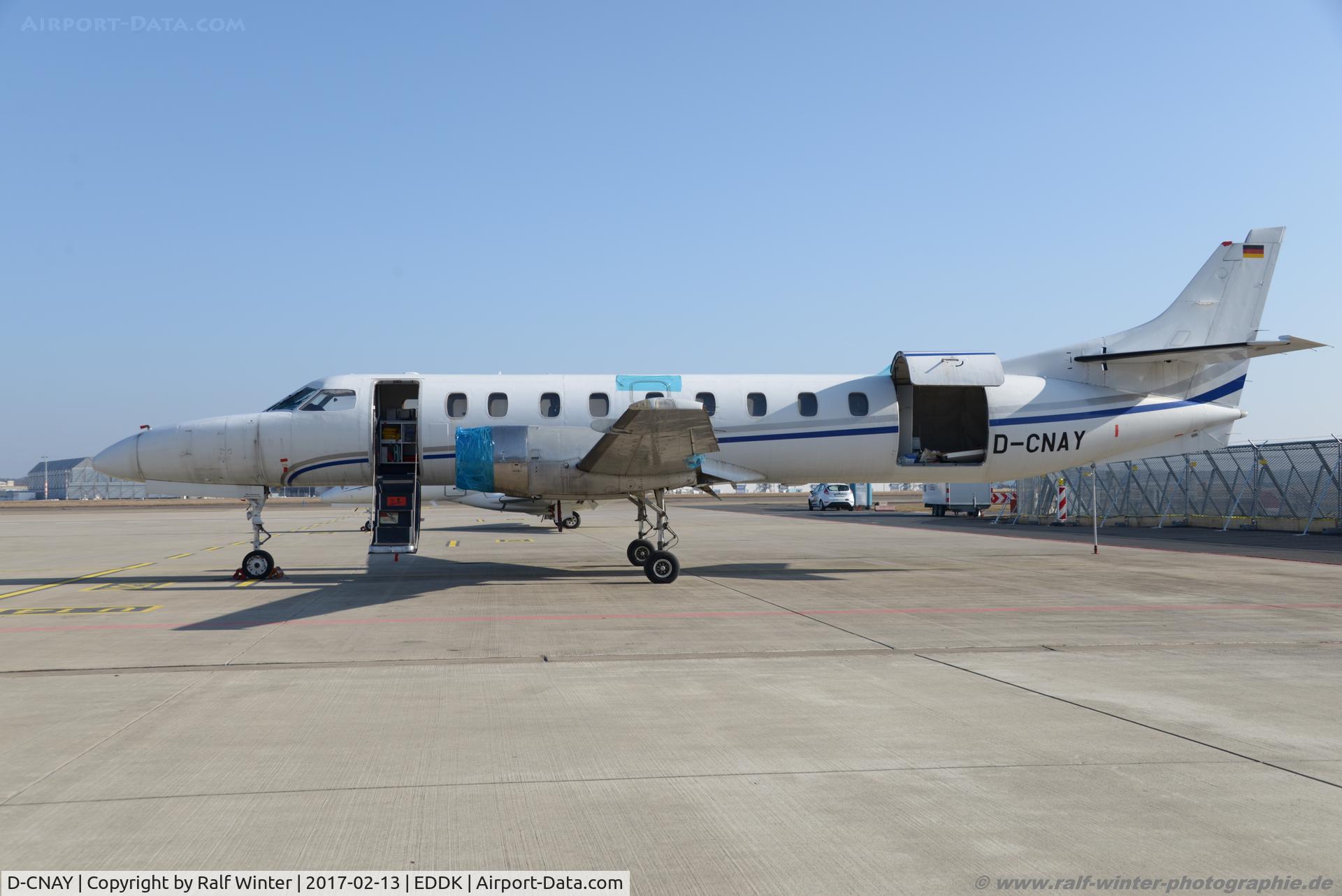 D-CNAY, 1981 Swearingen SA-227AT Merlin IV C/N AT-493, Fairchild Swearingen SA227-AC Metro III - REW Regional Air Express stored - AC-493 - D-CNAY - 13.02.2017 - CGN