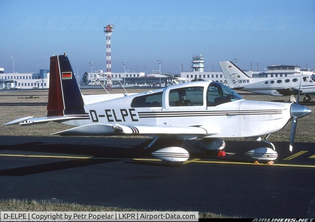 D-ELPE, 1977 Grumman American AA-5B Tiger C/N AA5B-0468, AA5B-0468 at Prague before it became OO-LPE