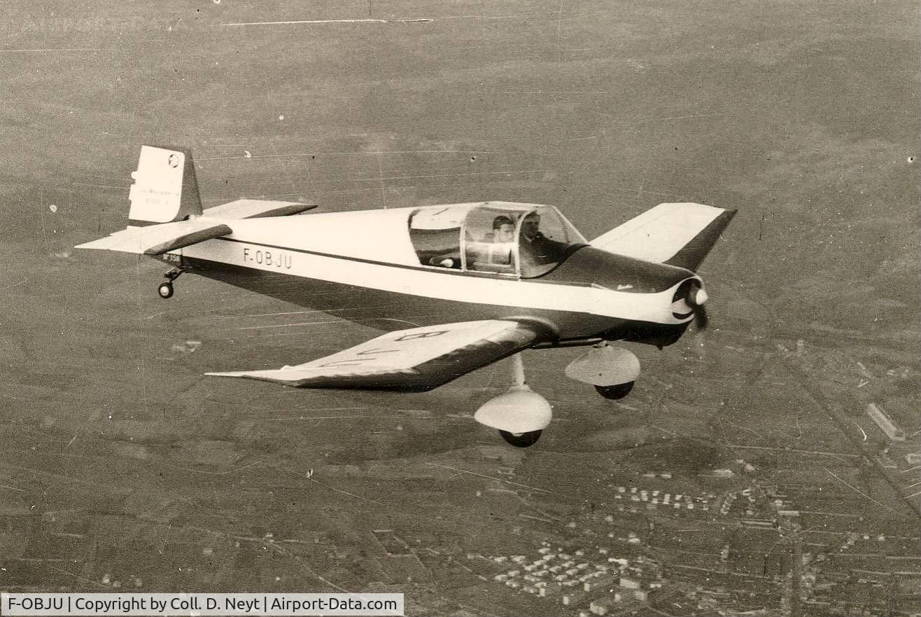 F-OBJU, Wassmer (Jodel) D-120 Paris Nice C/N 158, Place & date unknown.