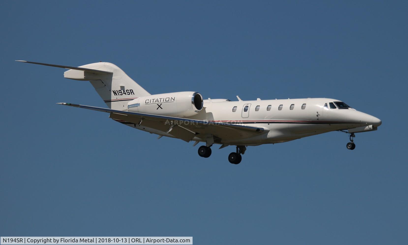N194SR, 2000 Cessna 750 Citation X Citation X C/N 750-0112, Citation X