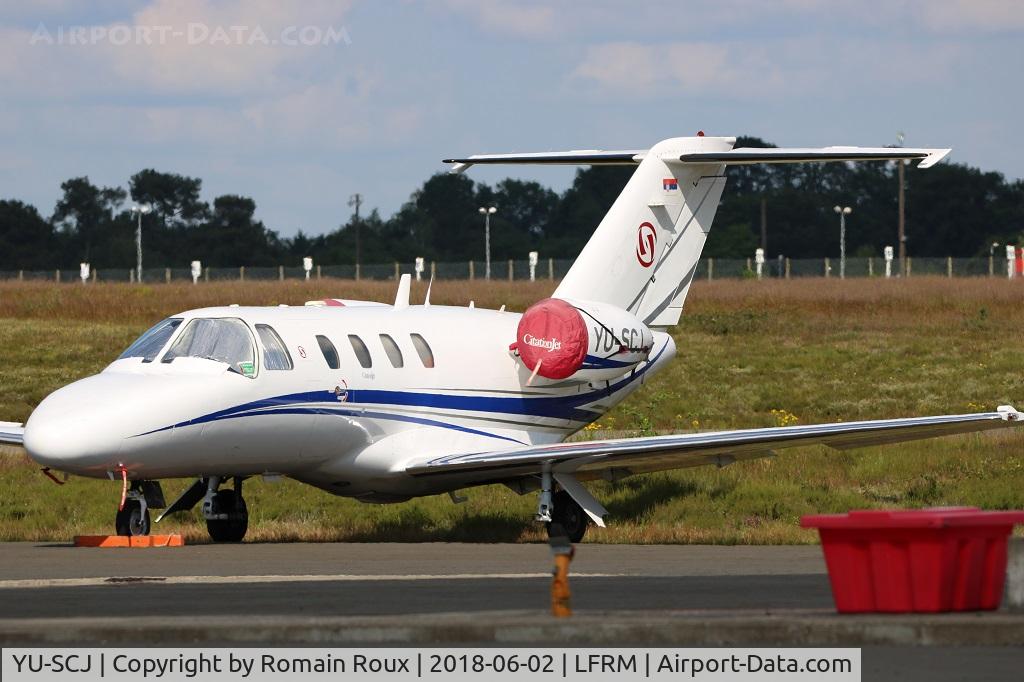YU-SCJ, 1996 Cessna 525 CitationJet C/N 525-0143, Parked