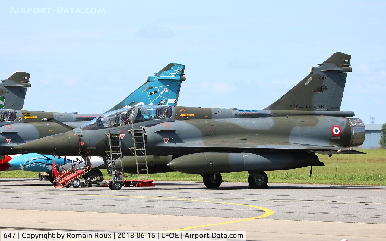 647, Dassault Mirage 2000D C/N Not found 647, Now 3-IO