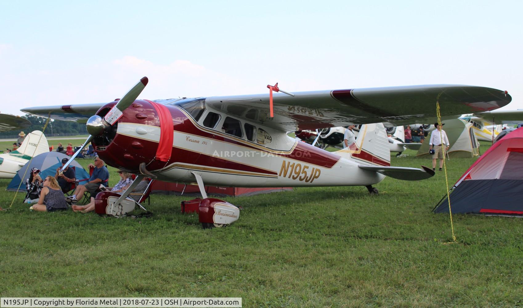 N195JP, 1951 Cessna 195 C/N 7673, Cessna 195