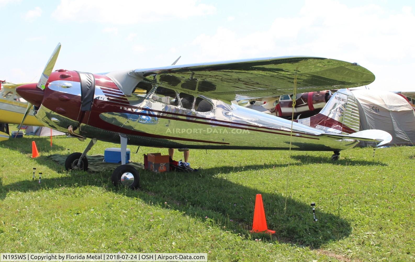 N195WS, 1952 Cessna 195B Businessliner C/N 7908, Cessna 195B